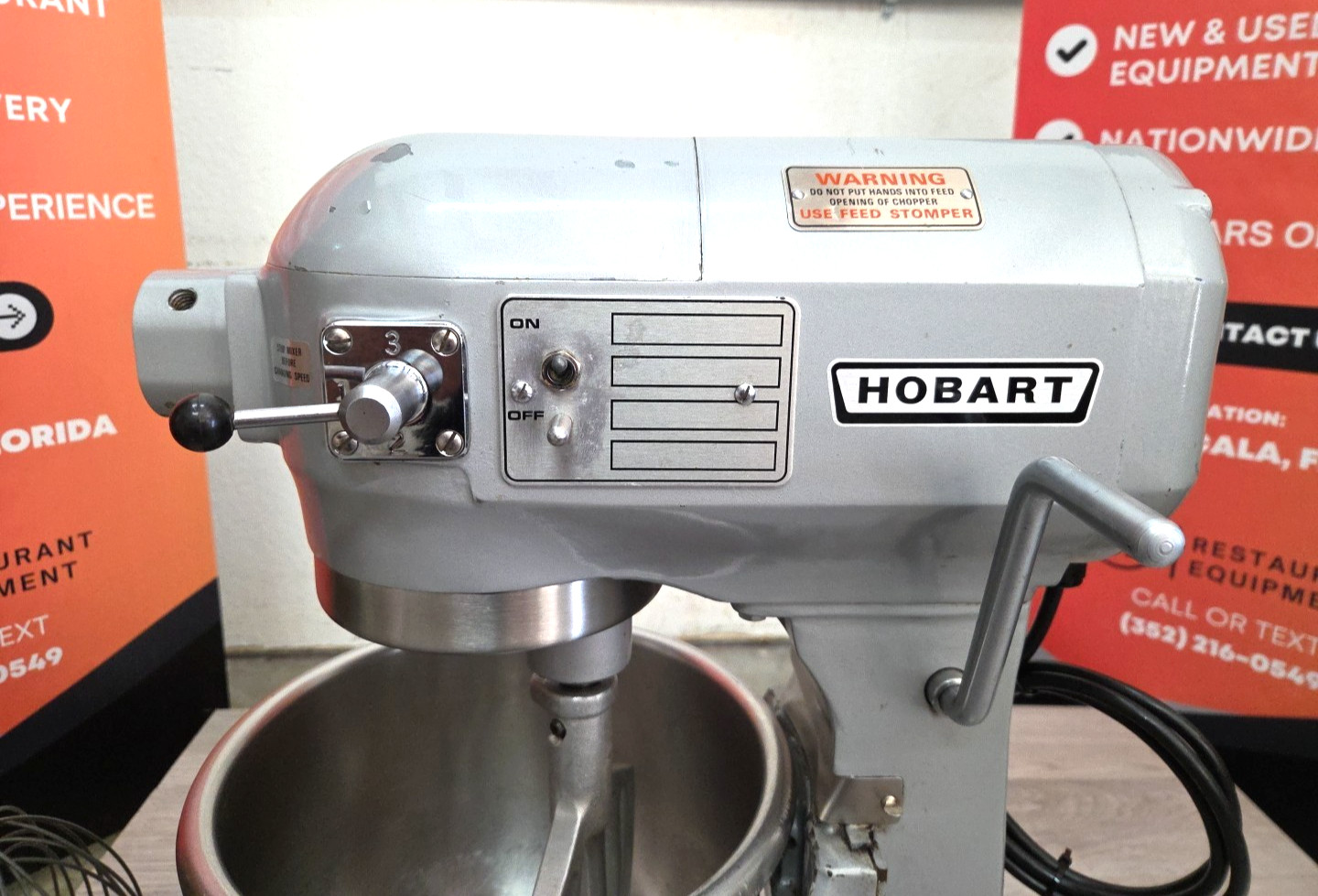 HOBART 12 Quart Mixer A120 W/ Bowl, Paddle, Whisk – 1PH – Watch Video!