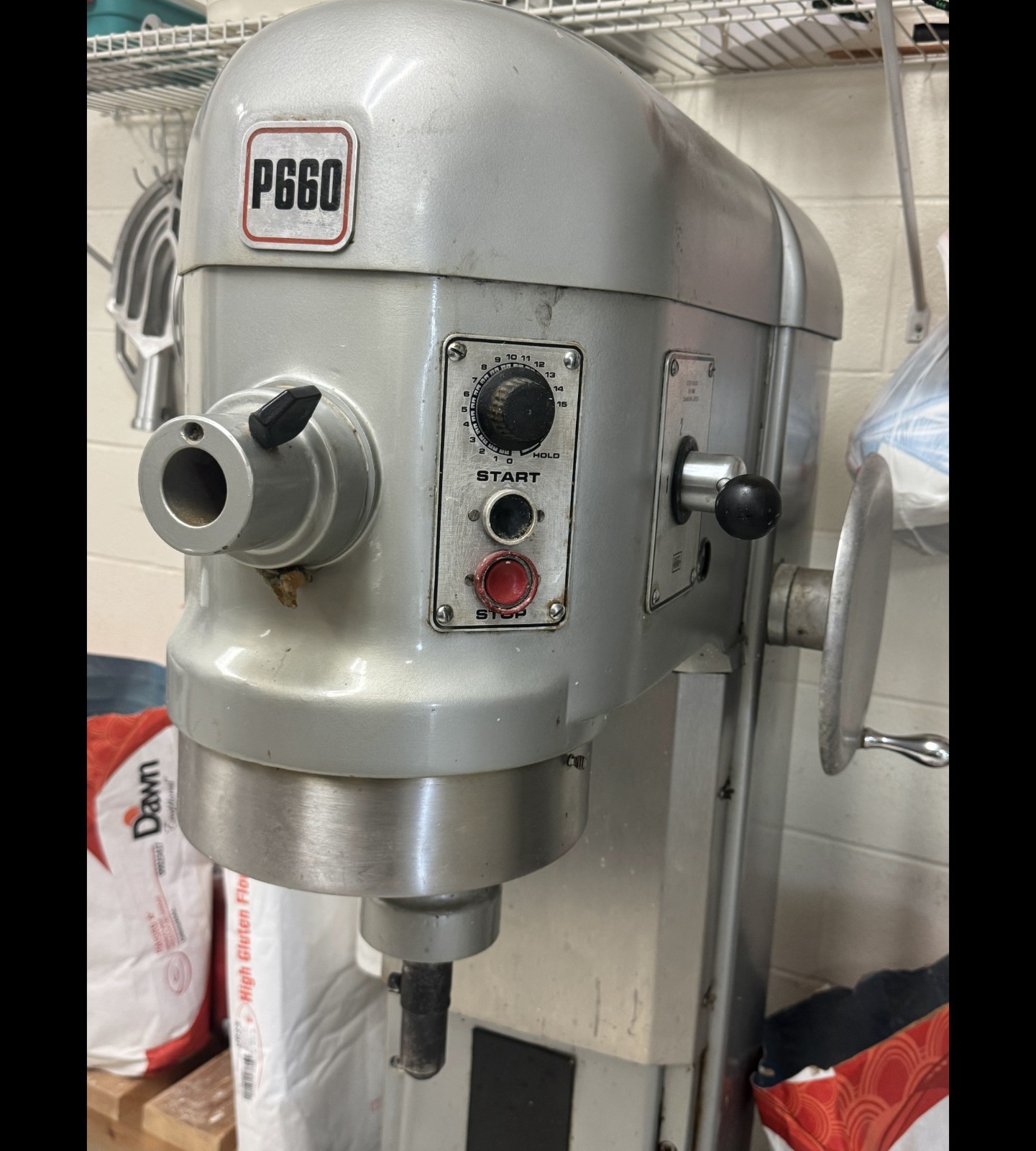 Hobart Mixer P660 208v 3 Phase 2.1/2 Hp Working Condition Been Tested