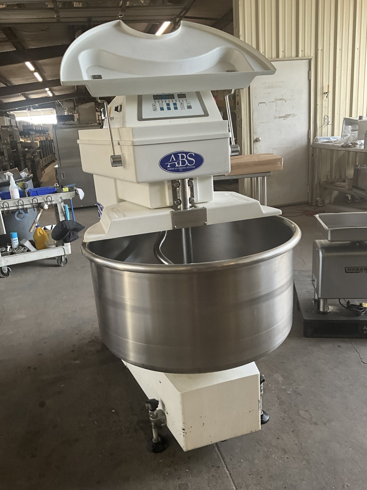 American Baking Systems 200qt SPIRAL DOUGH MIXER SM-200 BAKERY 2 SPEED ABS D