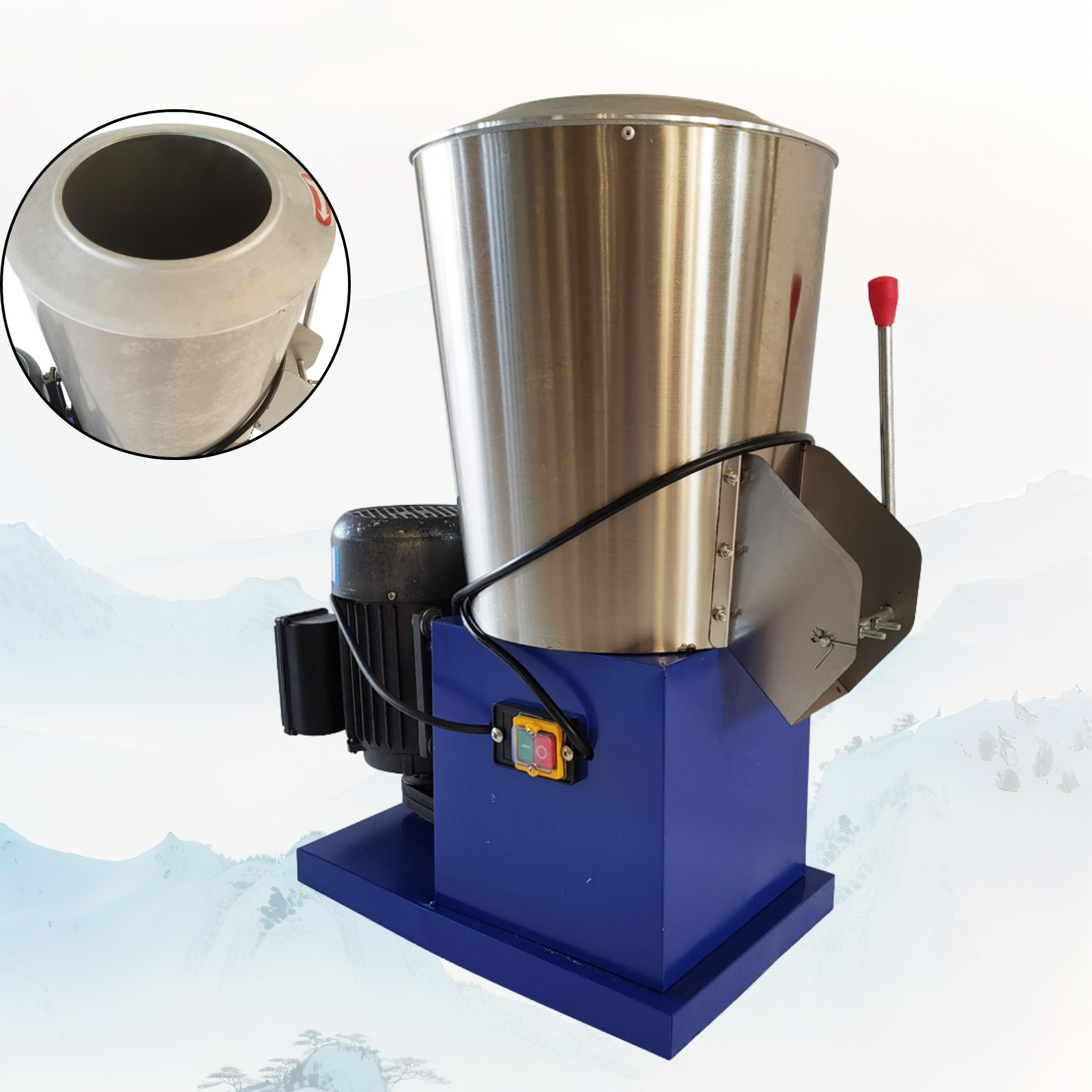 110V 15kg Vertical Stainless Steel Mixer Commercial Dough Kneading Tool