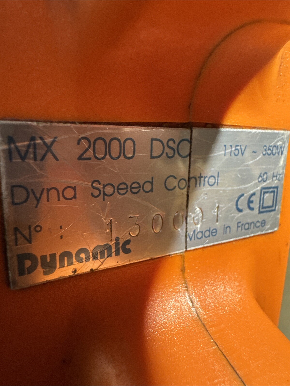 Dynamic Mx2000 Hand Held Commercial Blender / Tested