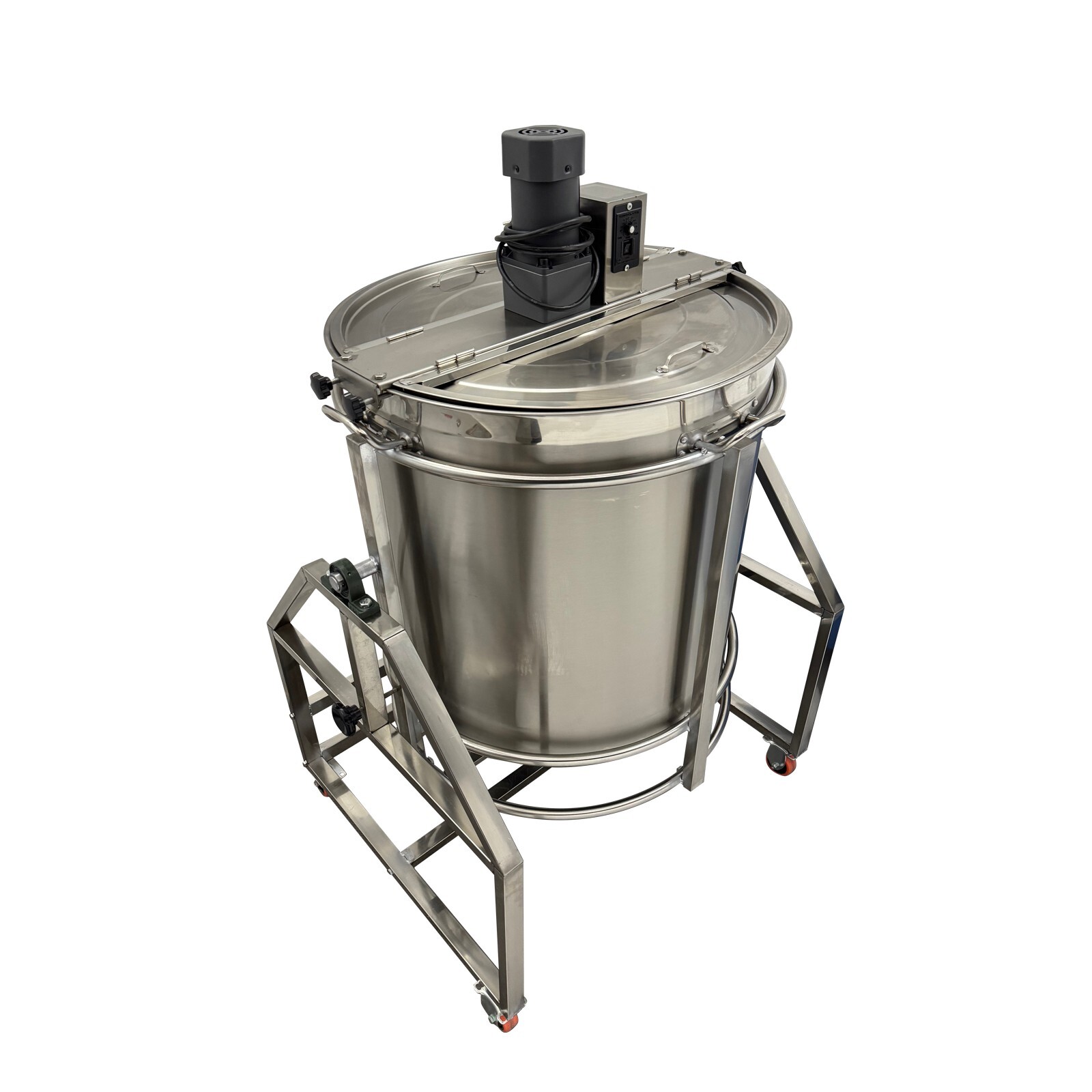 240L Stainless Steel Food Mixer Automatic Electric LPG Frying Stirrer Pot 110V