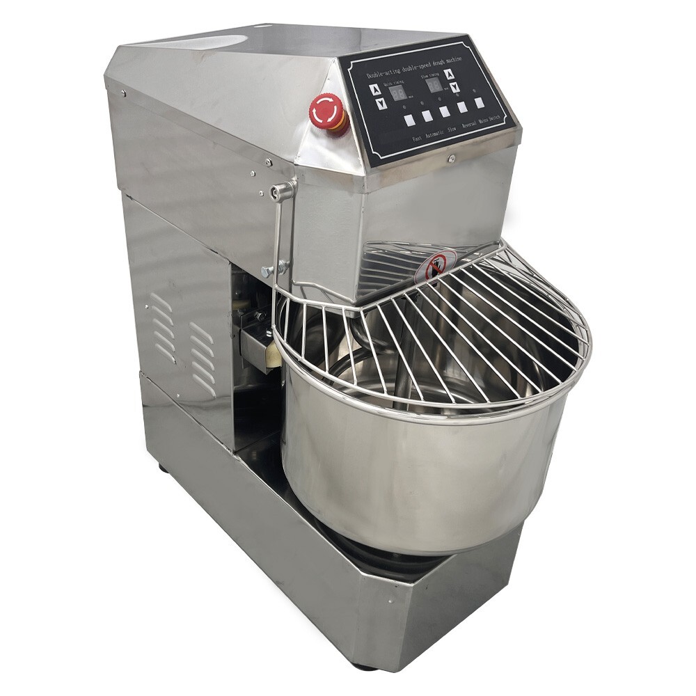 110V Electric 20QT Dough Mixer 1500W Dual Speed Dual Action Spiral Mixer Machine