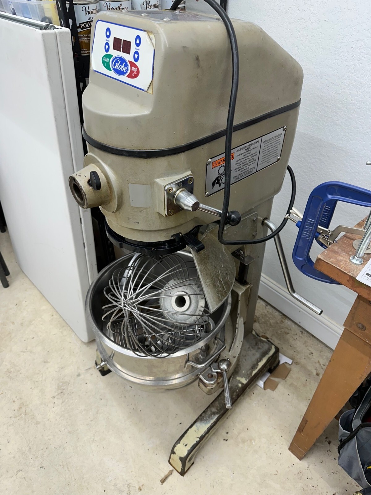 Globe SP30P 30 qt Planetary Mixer – Floor Model, 1 1/2 hp, 220v, 1ph