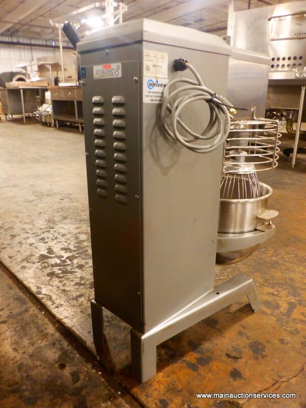 Univex SRM20, 20 Qts Dough Mixer With Bowl, Guard & 1 Attachment