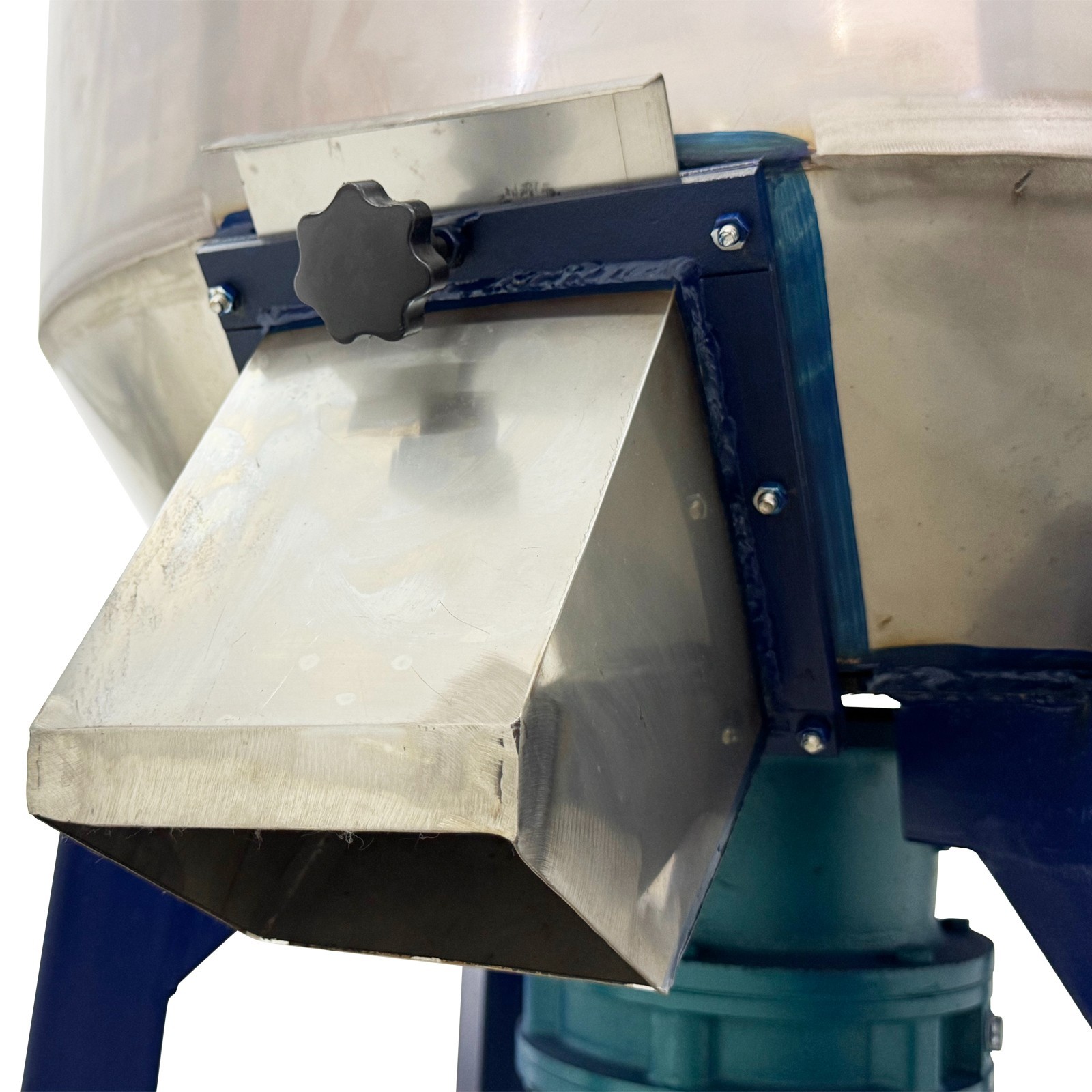 304Stainless Steel Vertical Color Mixer 220V Industrial Plastic Particle Blender