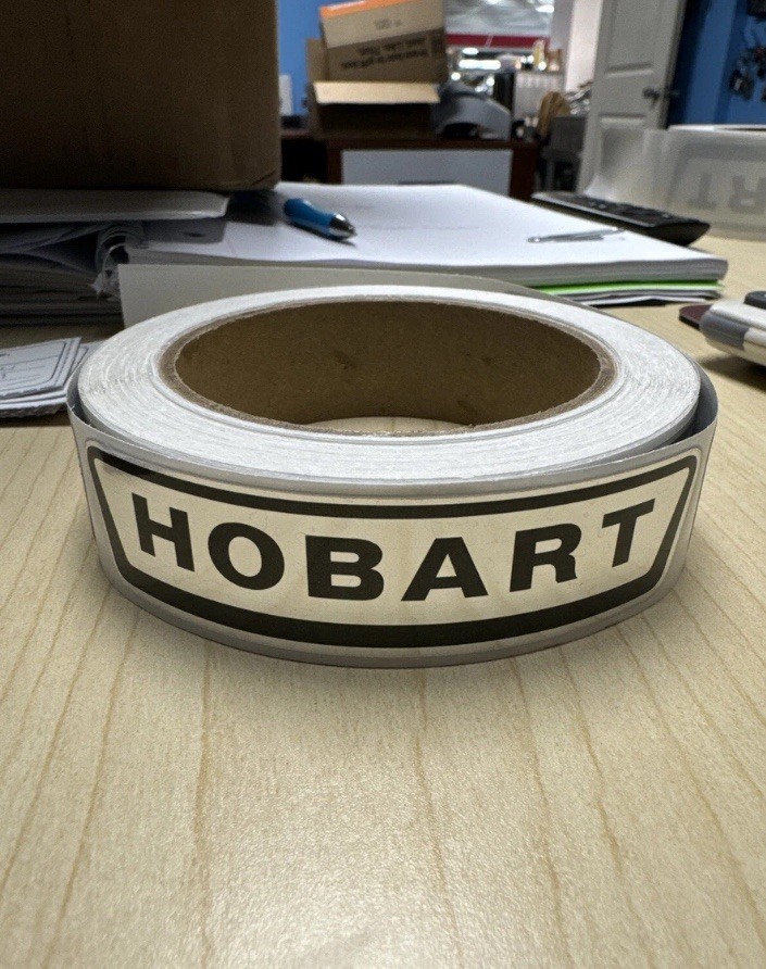 Hobart Decal Logo Part # 00-118363 – 4″ x 1″ – Replica NEW