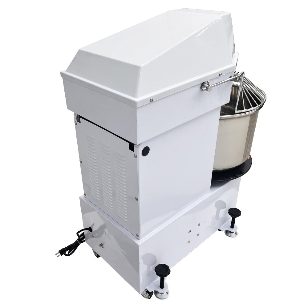 110V 20L Food Mixer Machine Dual Rotating Dough Kneader Spiral Mixer156RPM