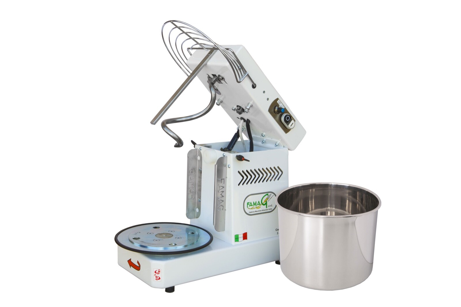 Famag Spiral Mixer IM10 (10KG) Variable Speed Removable Bowl FREE COVER 110V USA