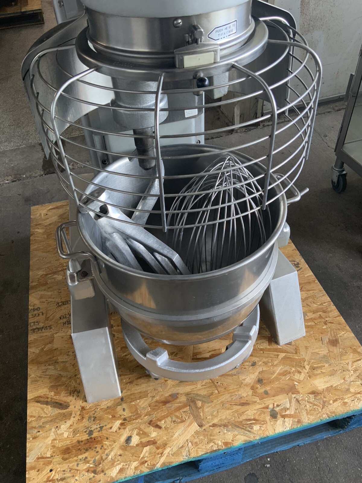 Hobart 60qt Dough mixer H600T Pizza Bakery Donut restaurant bowl guard