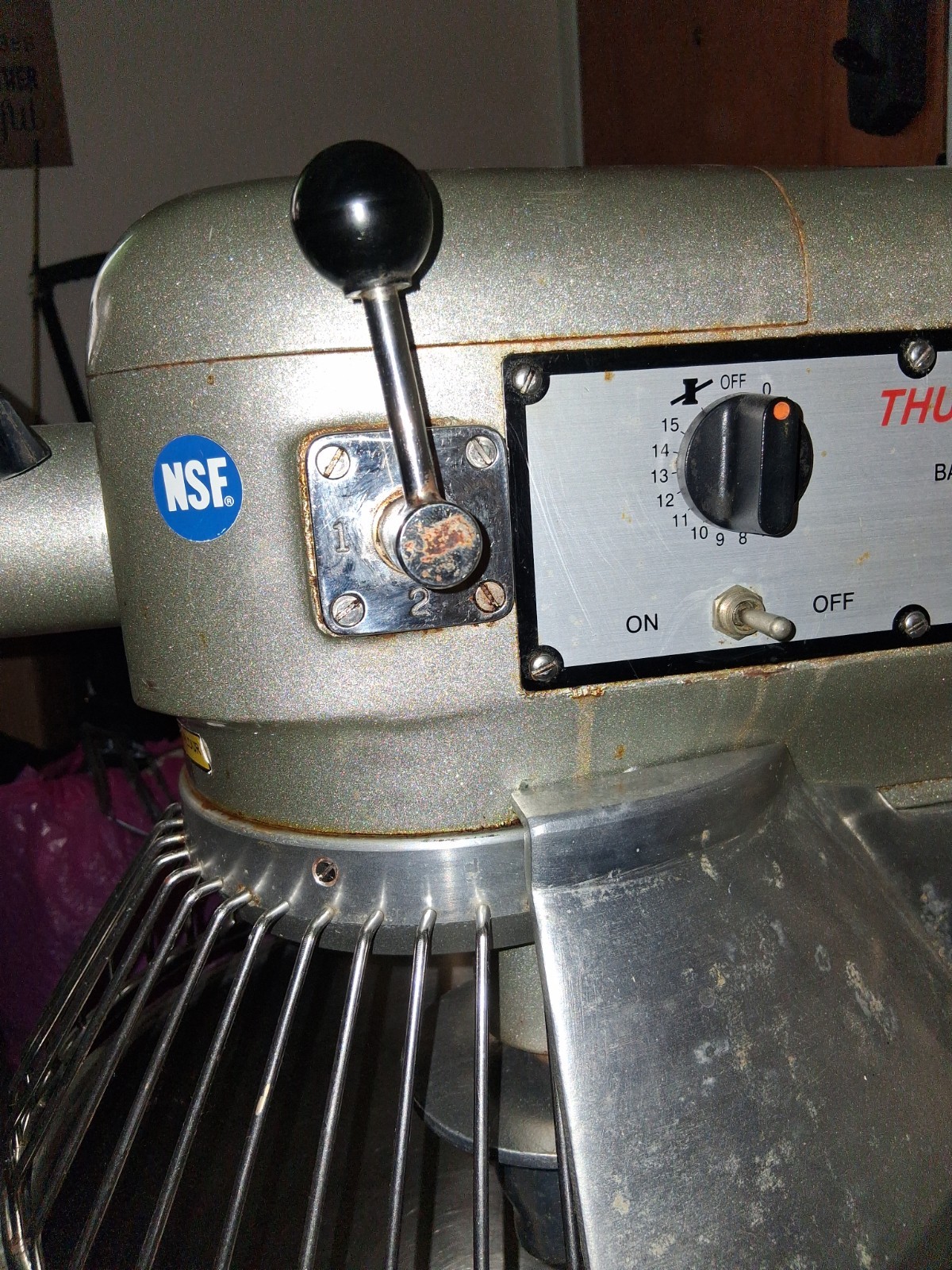 Thunderbird ARM-02 Commercial 20 Qt Dough Mixer – 3/4 HP – 115V