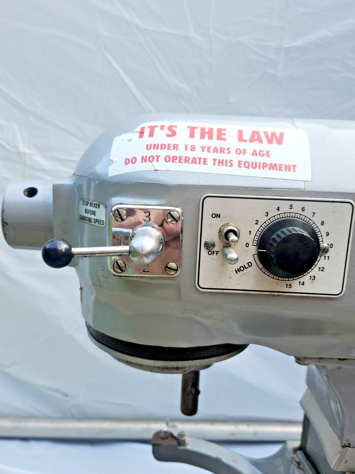 Hobart A-120T heavy-duty, 12-quart commercial countertop planetary mixer