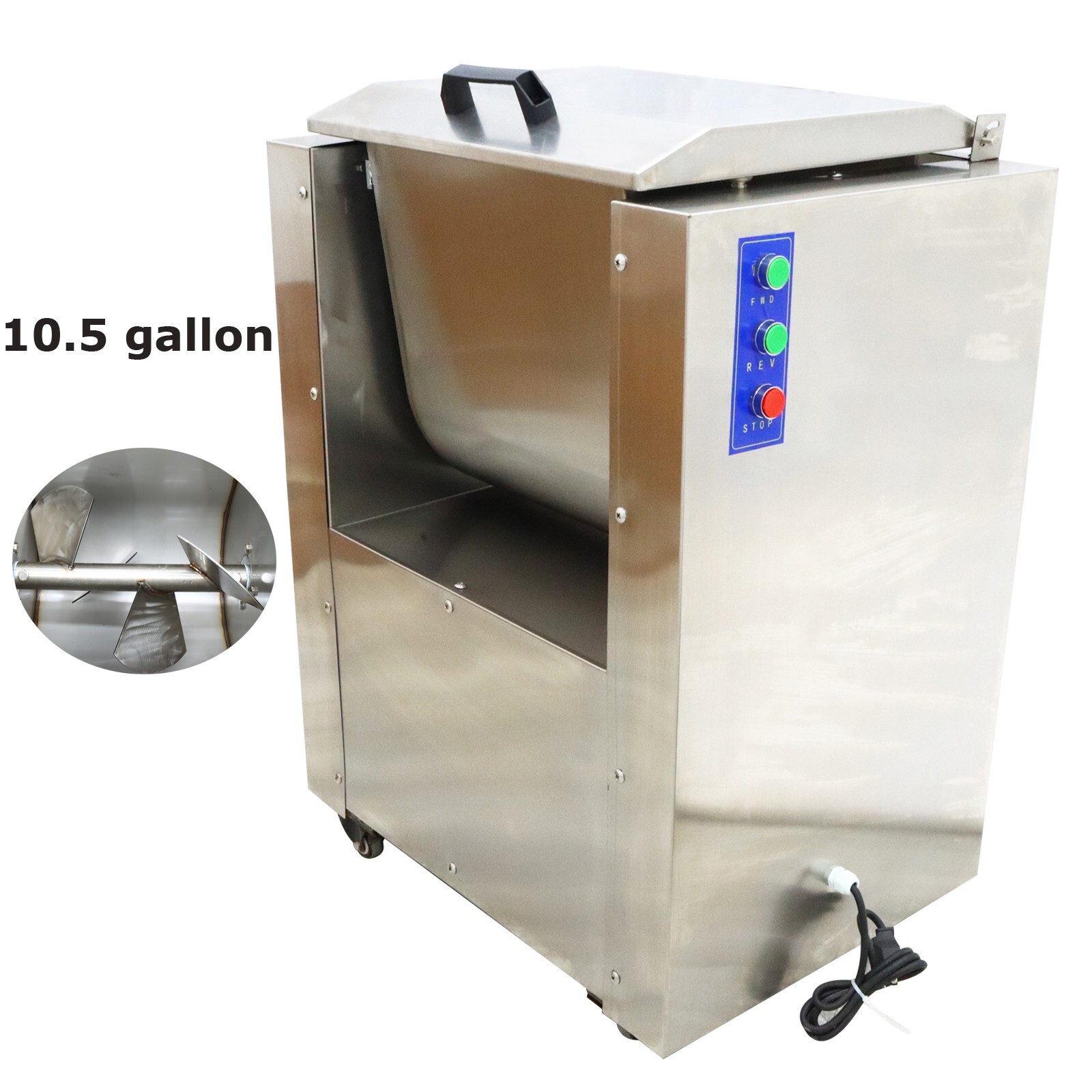110V Electric Meat Mixer Commercial Stuffing Mixer Blender 40L 10.5Gallon 1500W