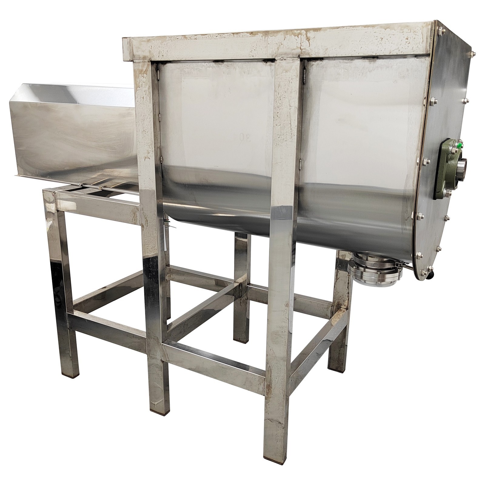 220V Stainless Dry&Wet Horizontal Mixer 100KG Capacity Industrial Mixing Machine