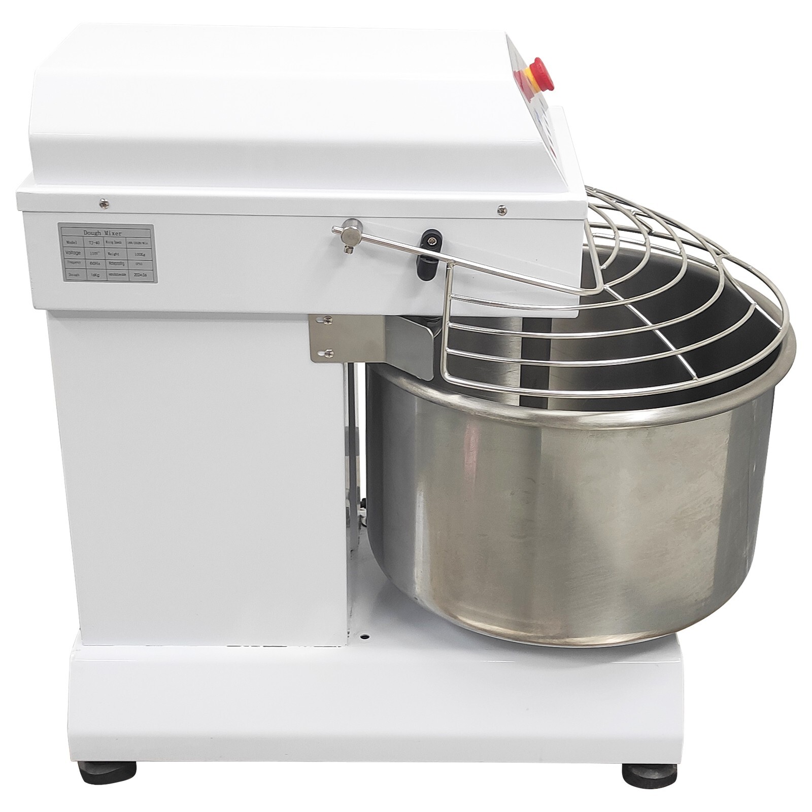 40QT Double-acting Double-speed Dough Mixer Commercial Dough Kneading Machine