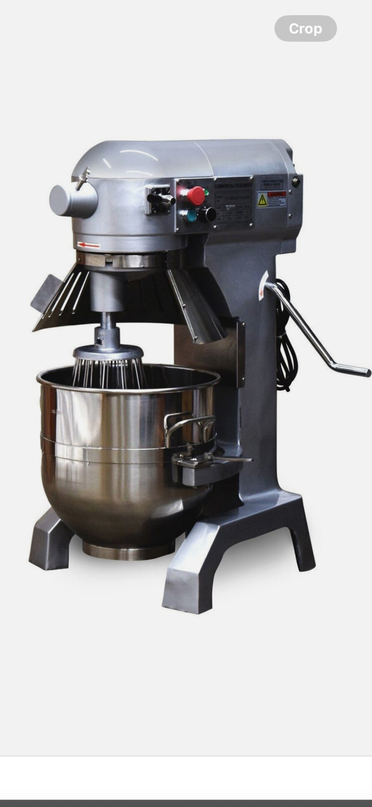 3 Speed 30Qt Commercial Dough Food Mixer Gear Driven Pizza Bakery 1200W *NEW*