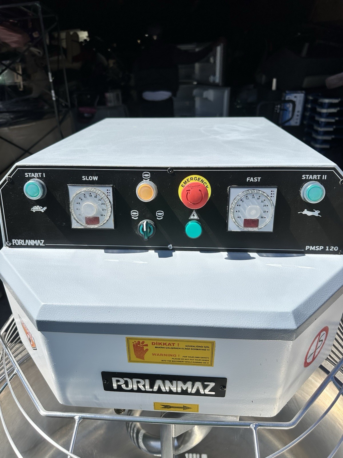 Porlanmaz PMSP 120 Spiral Mixer 2 Speed Floor Model