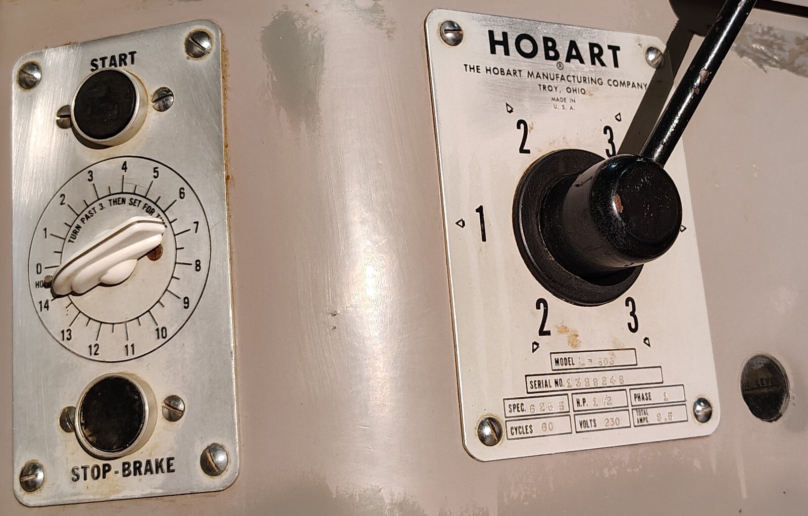 Hobart H-600T Commercial Mixer 60 Qt Single Phase 230V