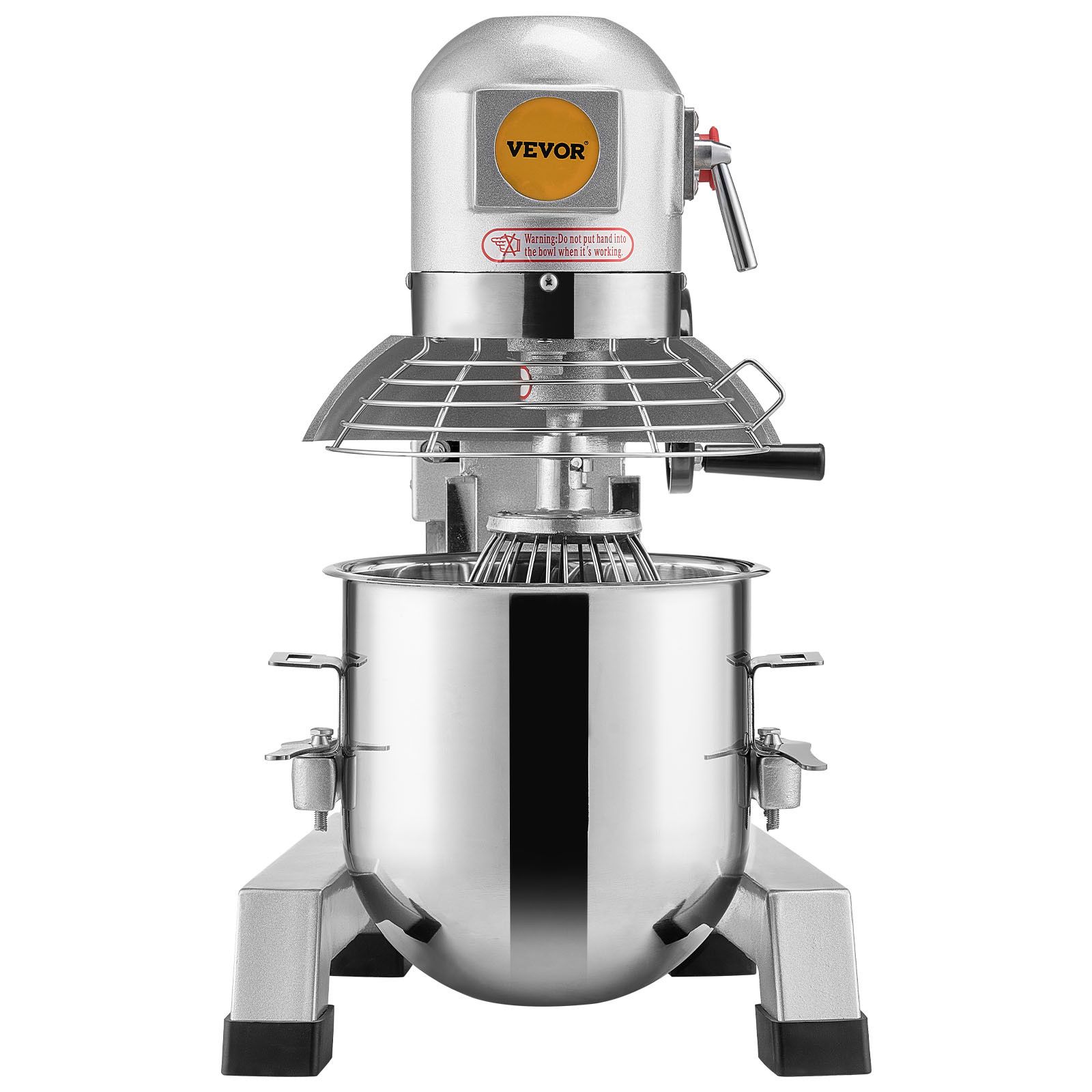 VEVOR Commercial Electric Food Mixer Stand Mixer 15Qt Dough Mixer 3 Speeds 550W