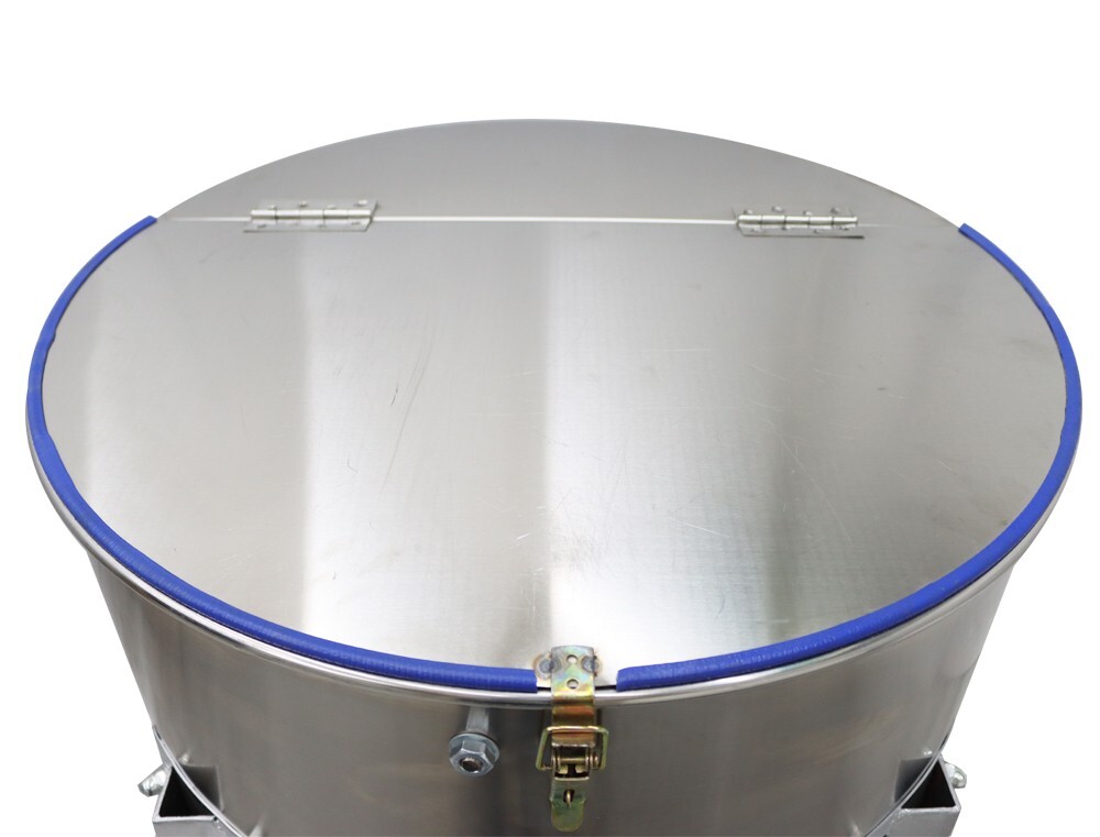 Feed Pellet Mixing Machine Stainless Steel Hooper Blender Movable 165lbs
