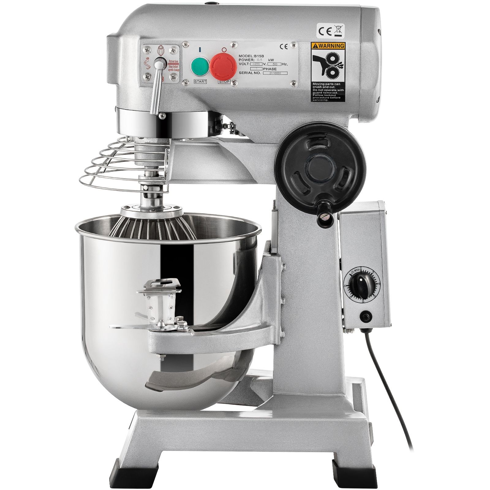 Commercial Food Mixer, 20Qt Commercial Mixer with Timing Function