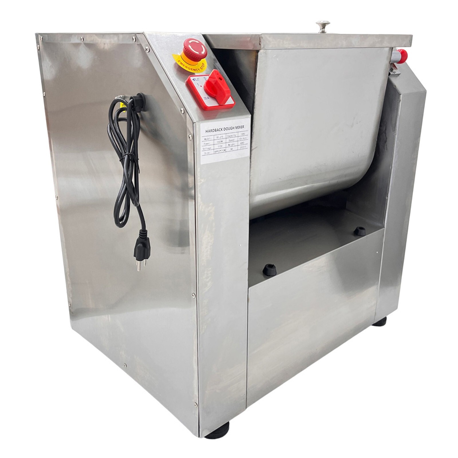 25KG Commercial 110V Electric Dough Mixer Upgrade 50QT Dough Kneading Machine