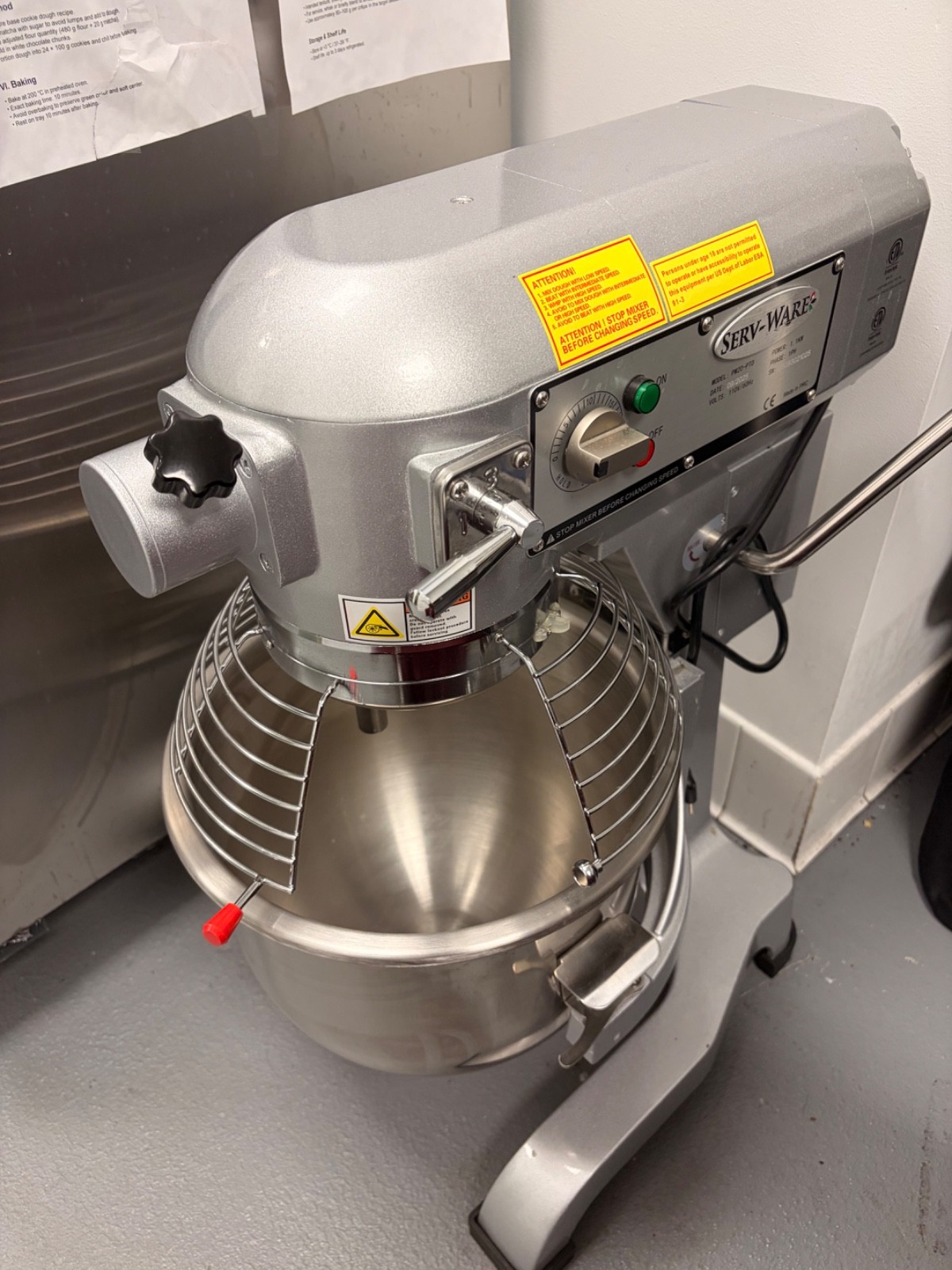 NEW Serv-Ware 20QT Commercial Planetary Dough Mixer – Restaurant / Bakery/ pizza