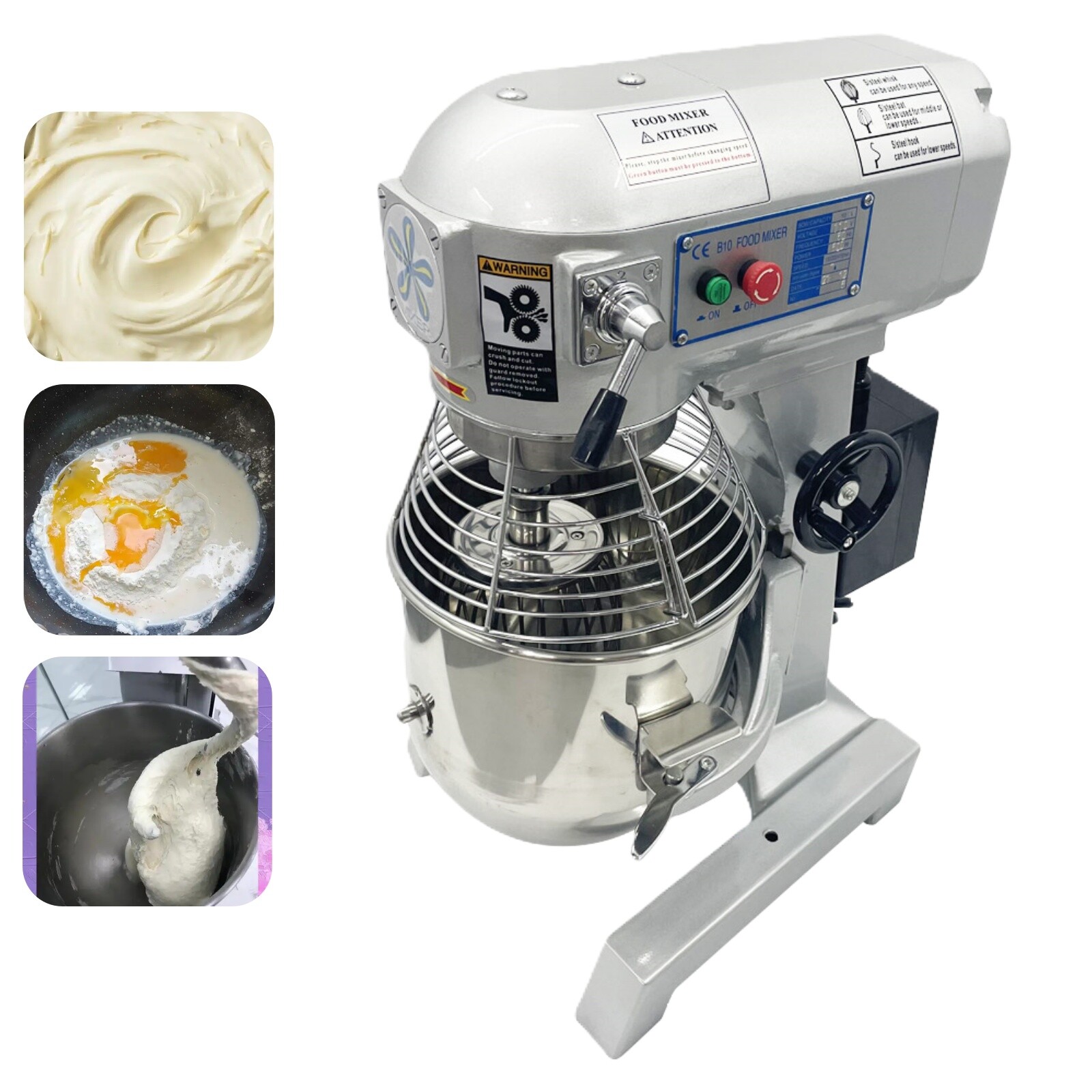 110V 450W 15L Multifunctional Mixer Dough Mixer Heavy Duty Mixer Cream Mixer
