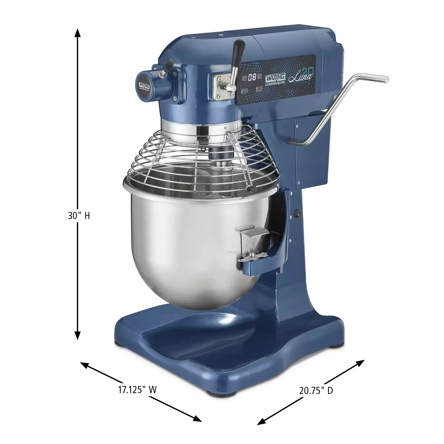 Waring WSM20L 20 Qt Luna Planetary Countertop Mixer