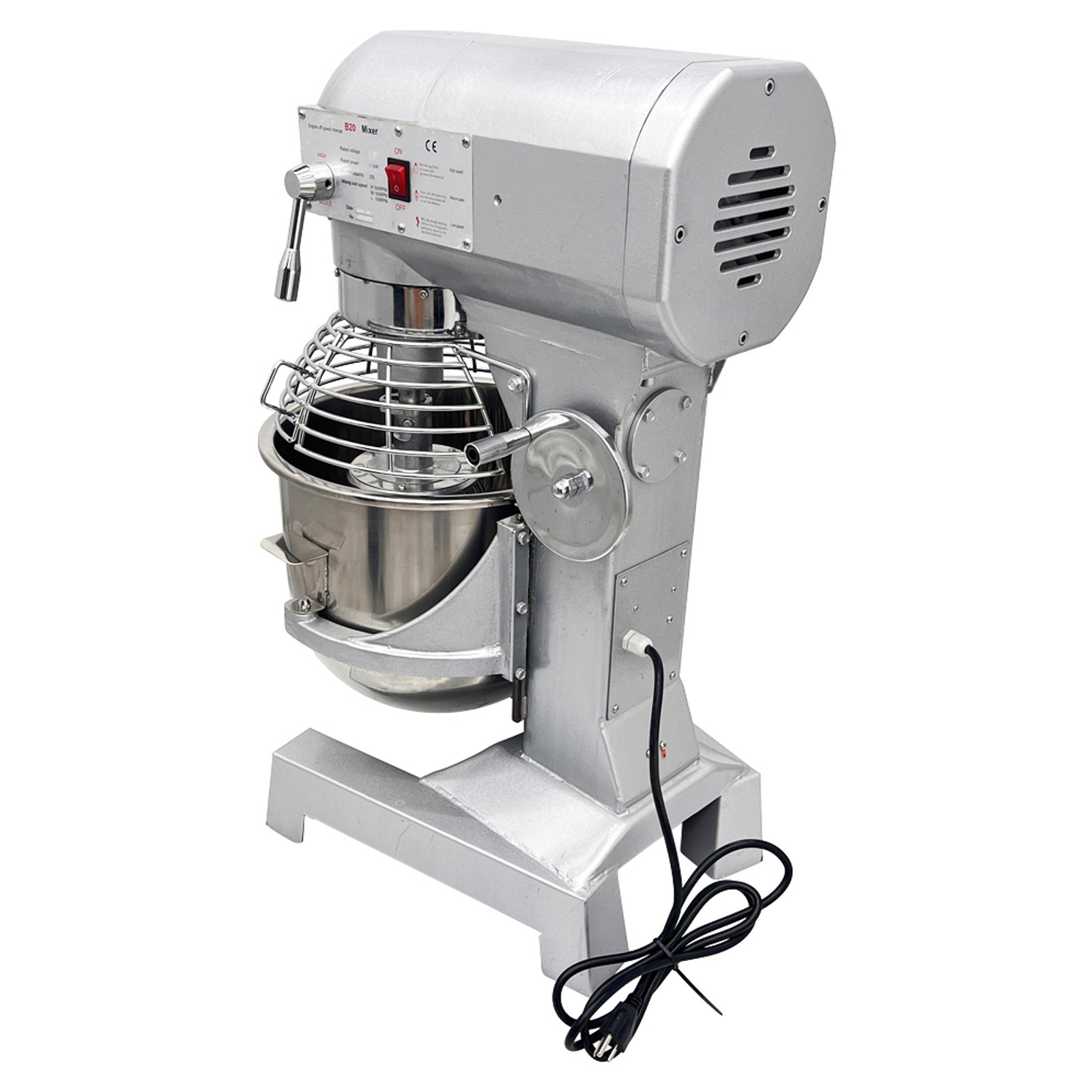 20L 3 Mixing Functions Food Mixer Dough Kneading Machine for Restaurant Bakery