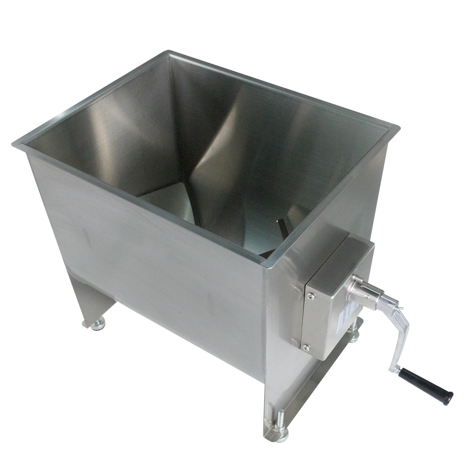 Clivia Manual Meat Mixer Fixed Tank Max Mixing 85 lbs Food Sausage Processor