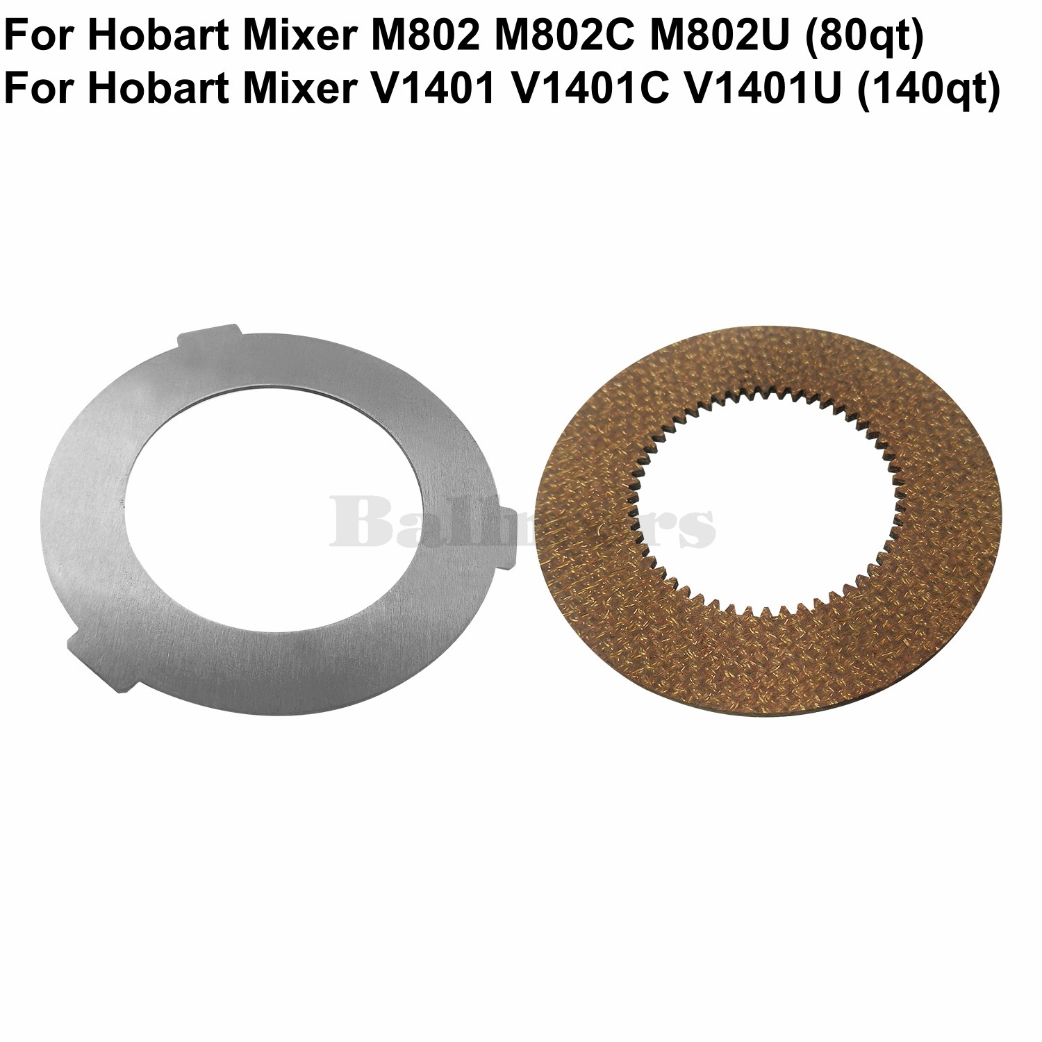 873117 & 064432 INNER/OUTER CLUTCH DISCS FOR HOBART CLASSIC M802/V1401 MIXERS