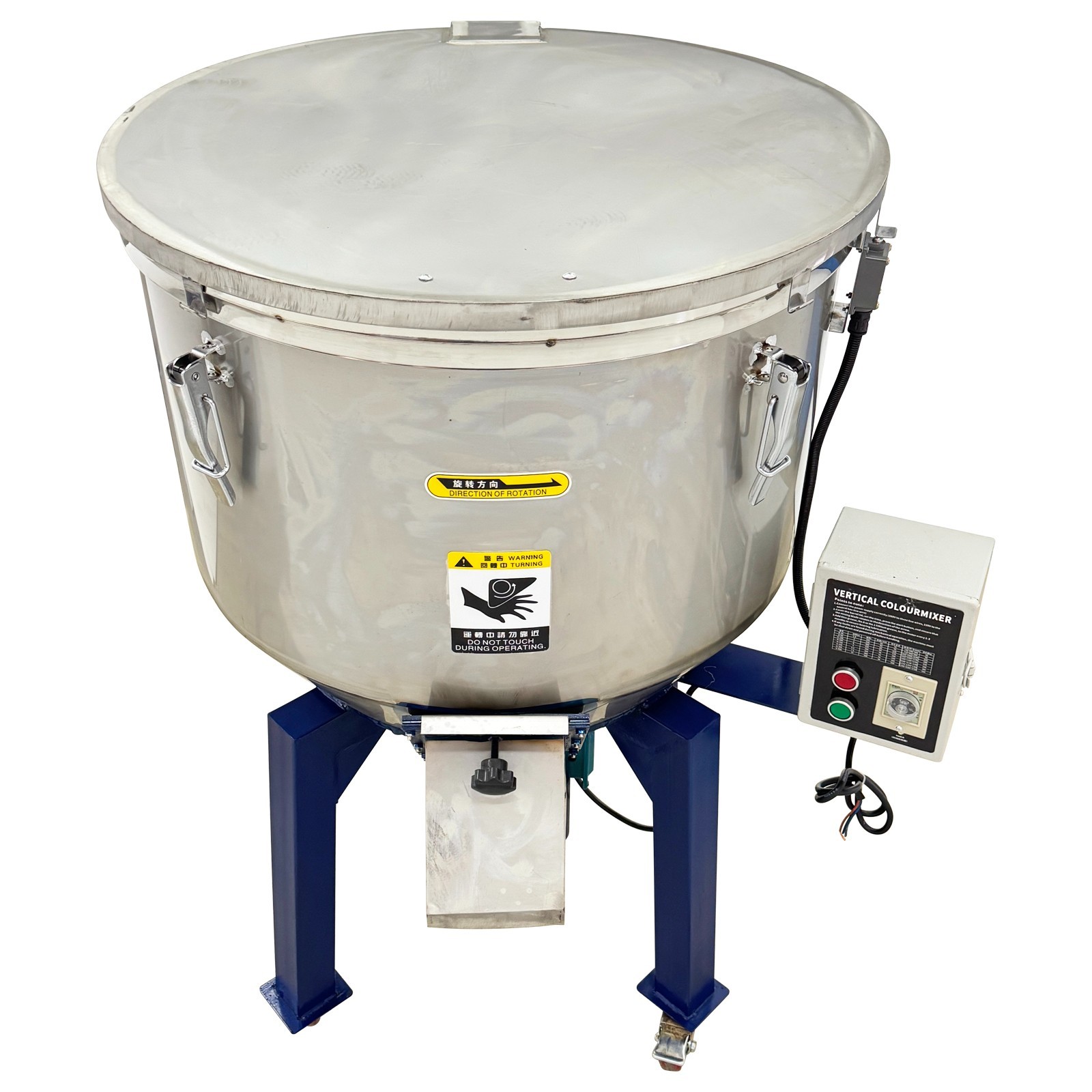 220V Plastic Particle Mixer Industrial Blender Mixer Vertical Color Mixer 1PH