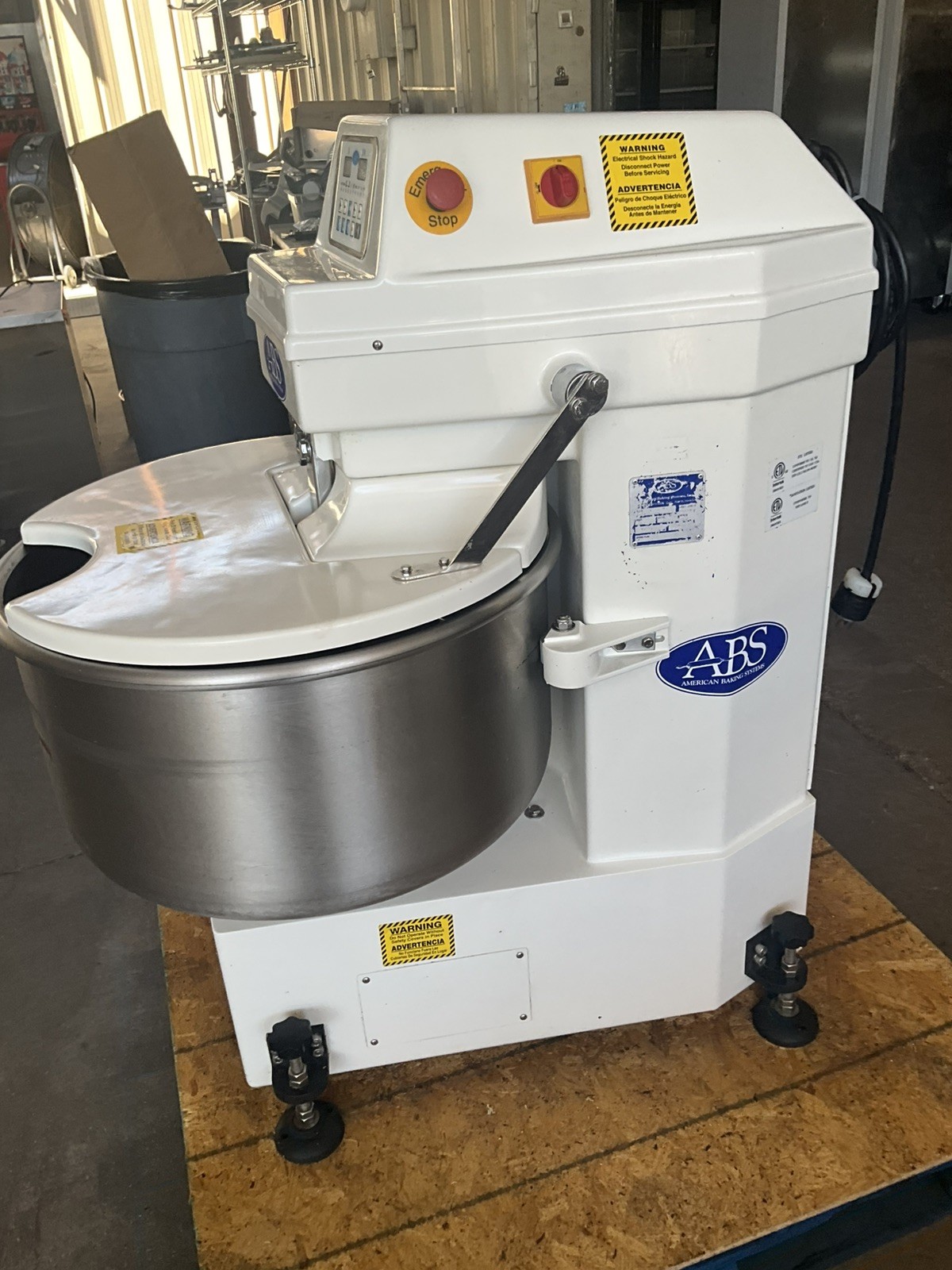 American Baking Systems 80qt SPIRAL DOUGH MIXER SM-80T BAKERY 2 SPEED ABS