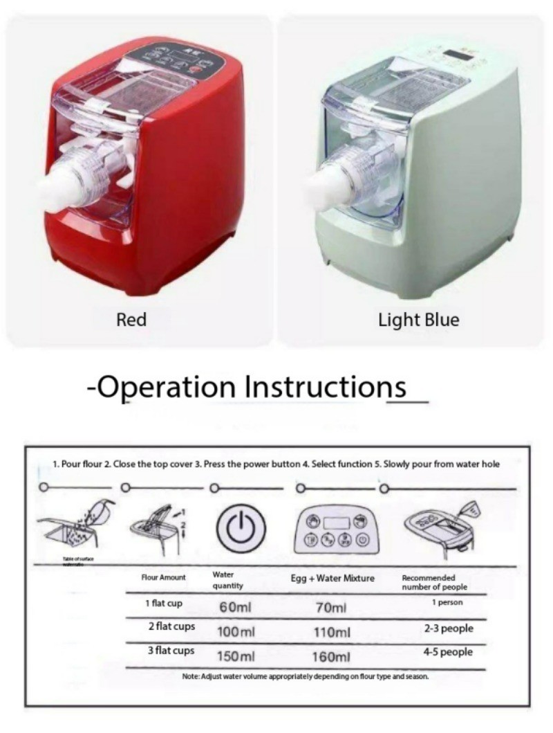 Flour Mixing Machine Noodle /pasta Maker Dough Mixer Dumpling Skin Machine