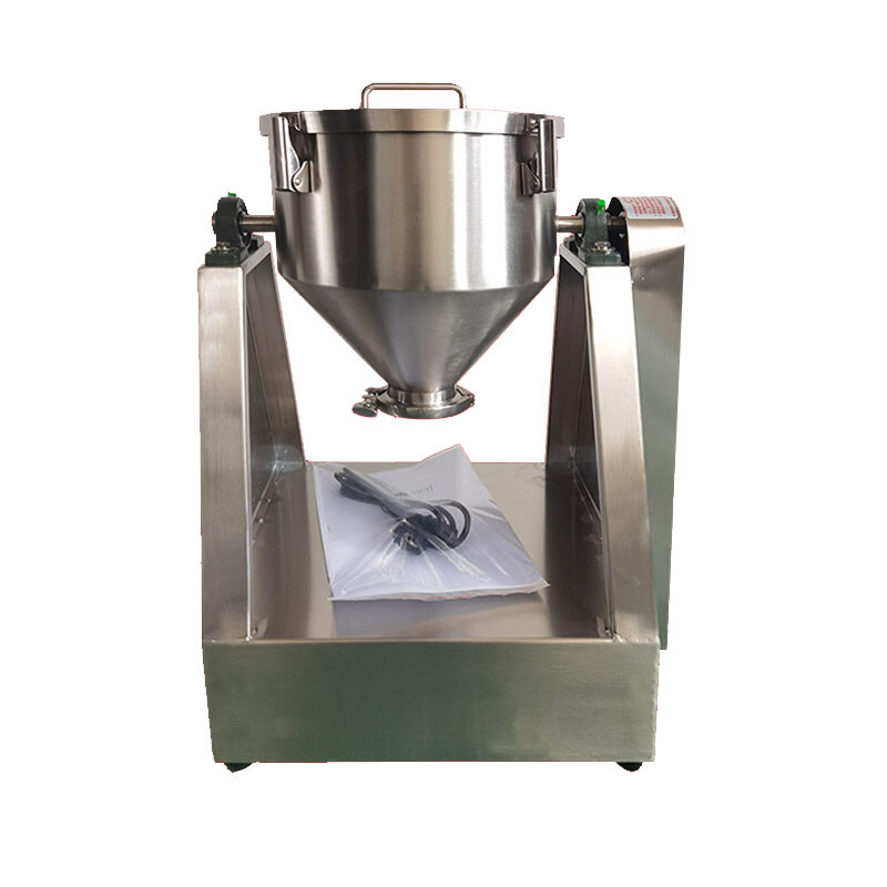 5-50KG Stainless Steel Dry Powder Mixer Adjustable Speed Blender for Food Feed