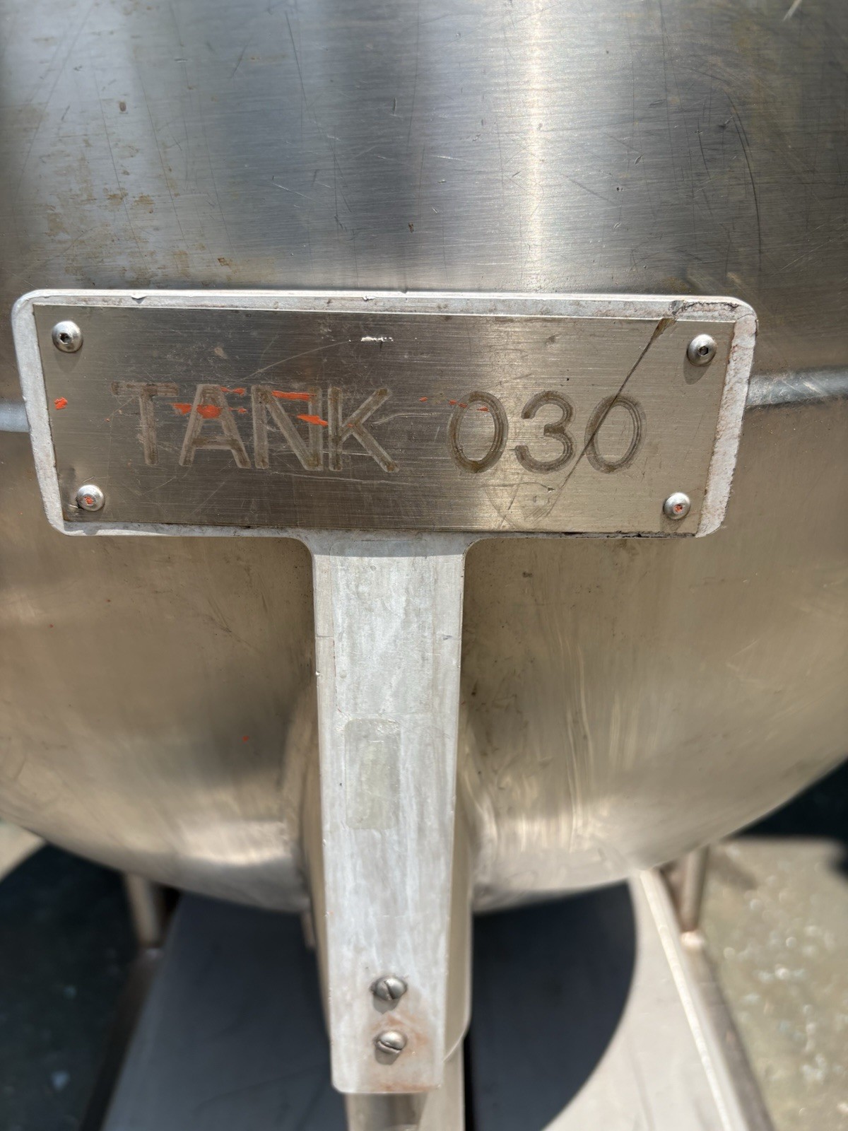 LEE 40 MDL 40D 40 Gallon Jacketed Air Powered Kettle Mixer.