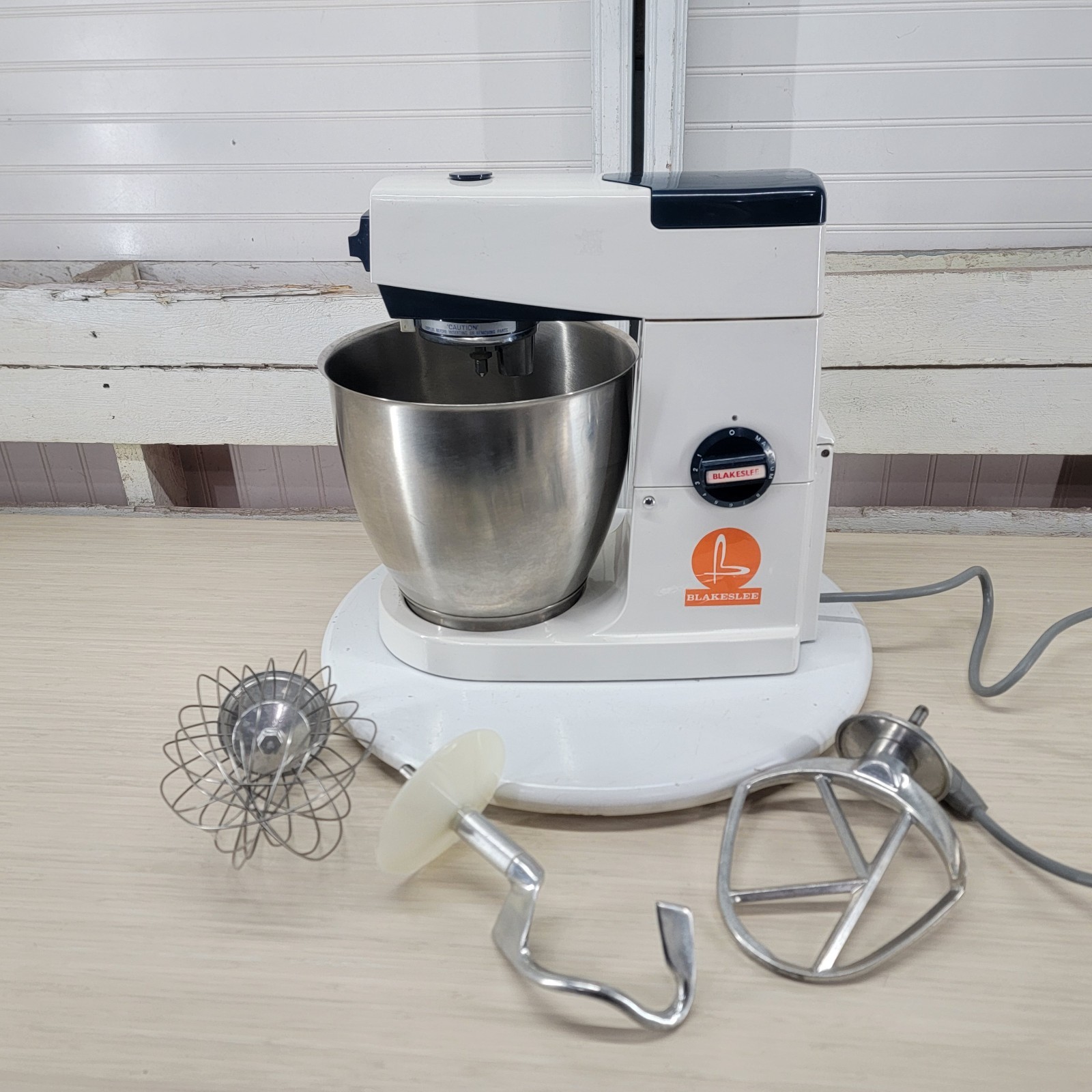 Blakeslee Commercial Countertop Mixer w/ Bowl & Attachments Tested Works