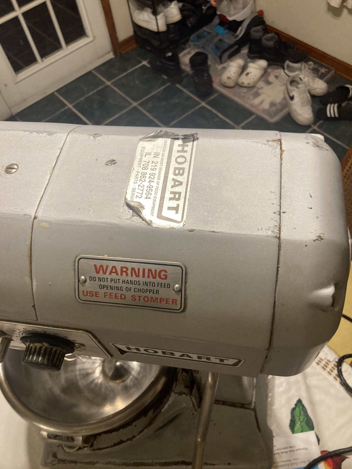 Hobart Mixer A-120 w/ Bowl Guard, Hobart Bowl