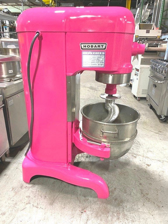 Mixers/ Hobart H-600 / 60 Qt Mixer / 1 HP Motor w/ Attachments/ 208V-3PH, Pink