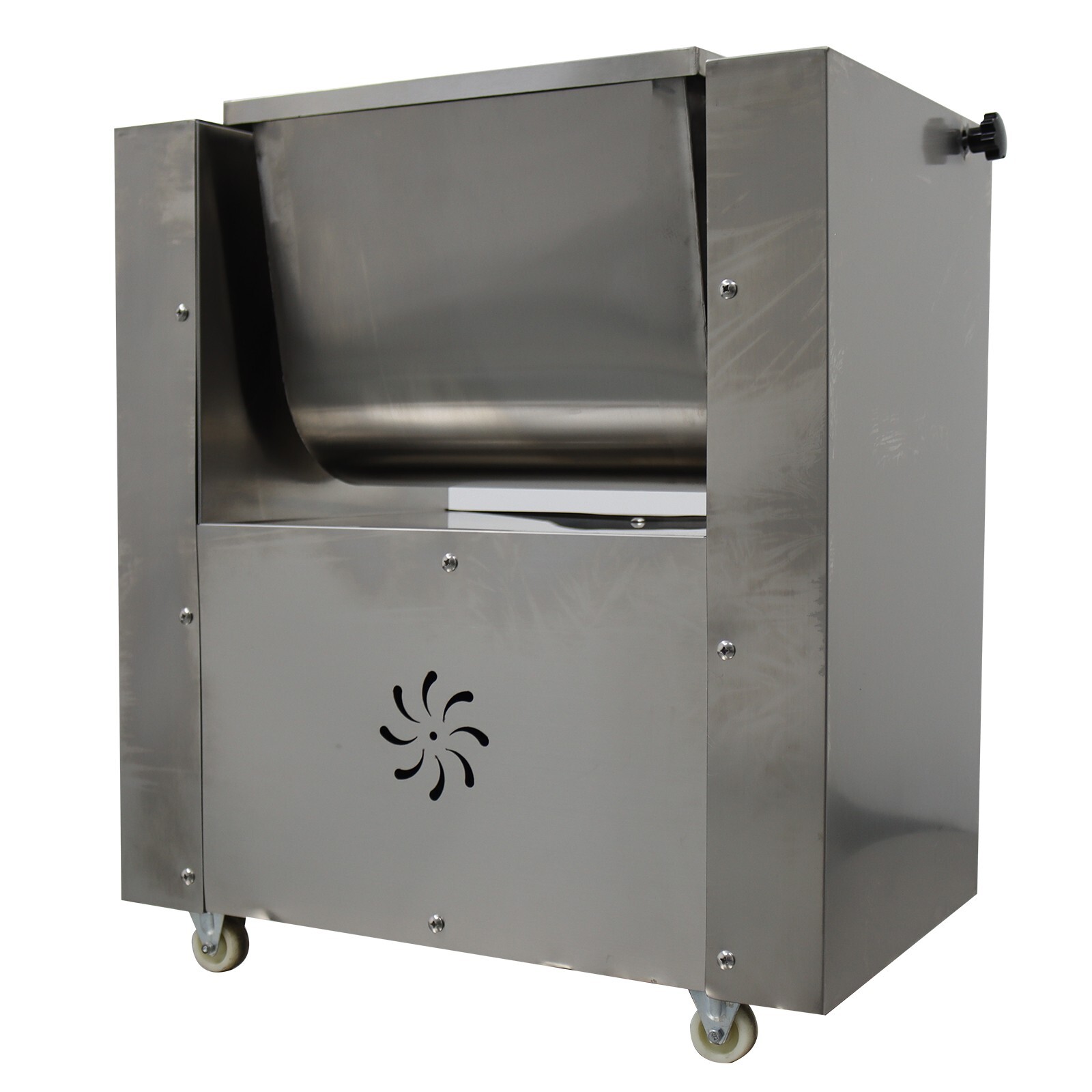 30L Capacity Electric Meat Vegetable Mixer BlenderTilt Tank Stainless Steel70RPM