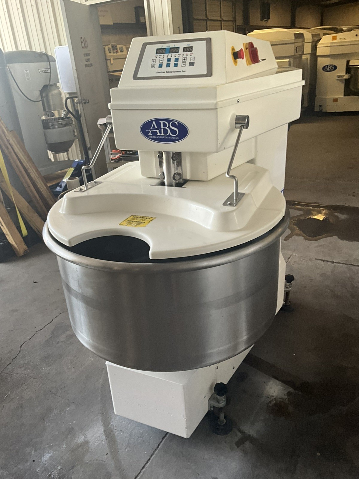 American Baking Systems 200qt SPIRAL DOUGH MIXER SM-200 BAKERY 2 SPEED ABS E