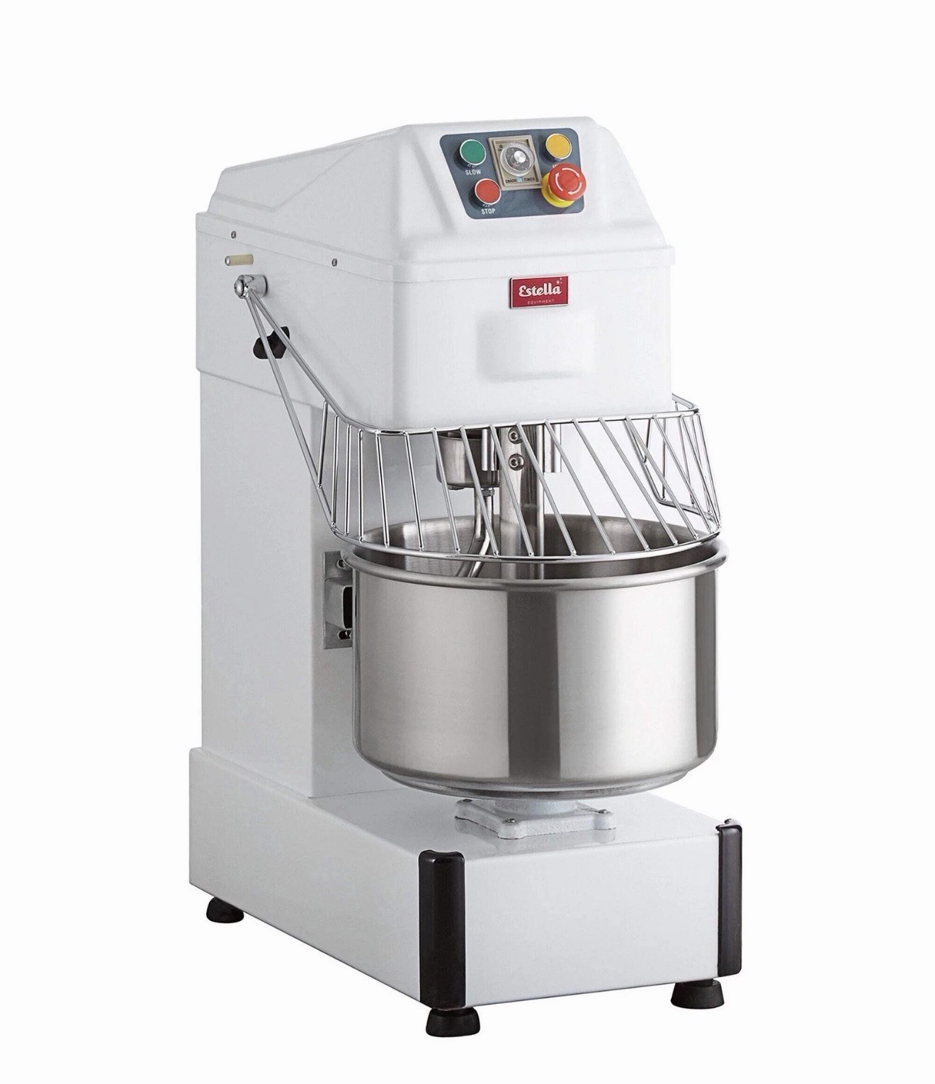 Estella SM20 20 Qt. / 28 lb. Two-Speed Spiral Dough Mixer – 120V, 2 HP