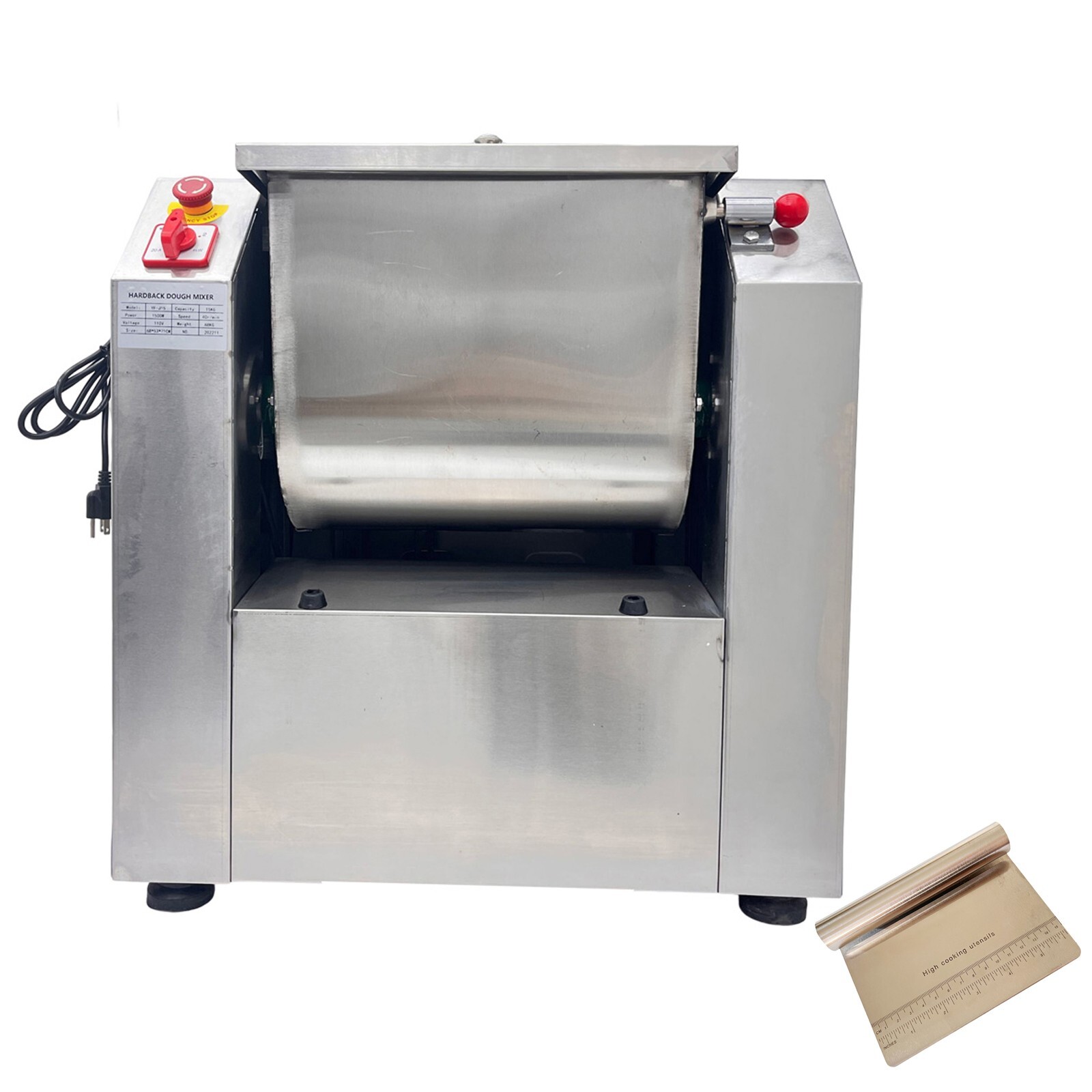 110V 15KG Commercial Dough Mixer Mixing Machine Electric Flour Mixer with Knife