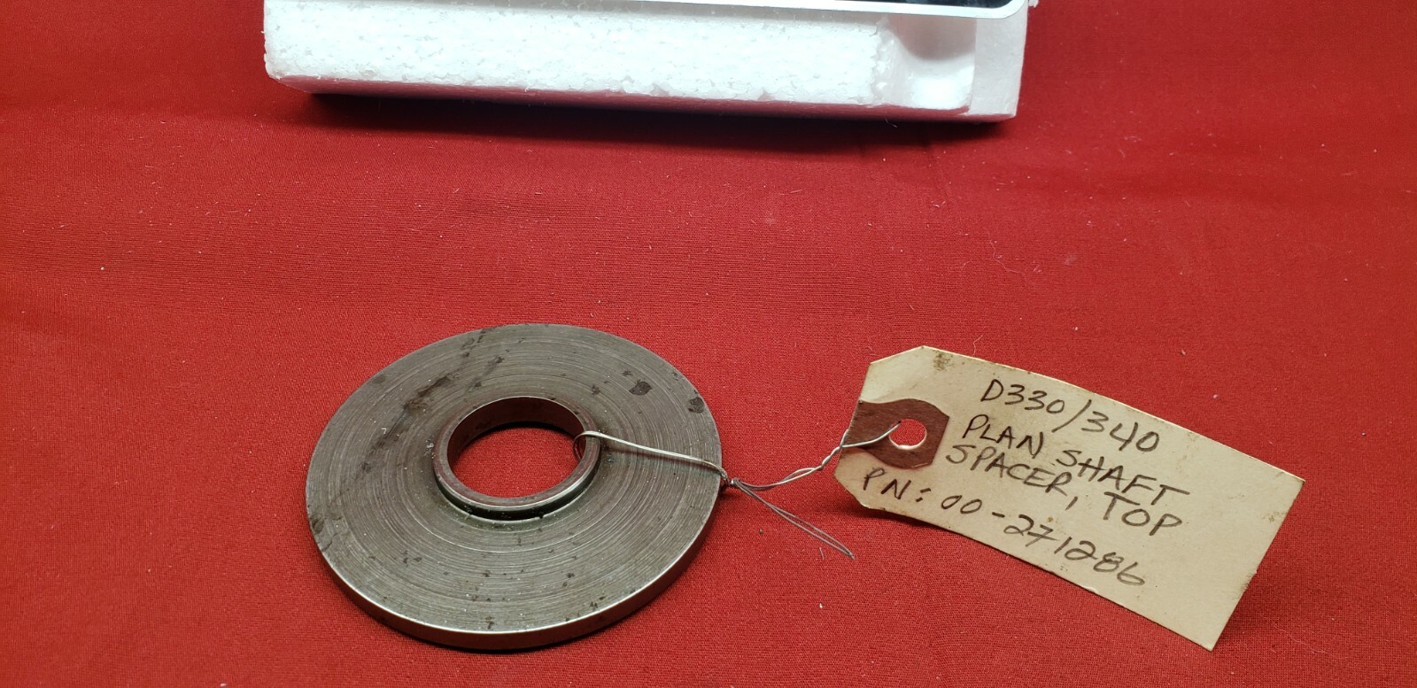 Hobart 40 Qt Mixer D330 D340 Plantetary Shaft Spacer P/N 00-271286
