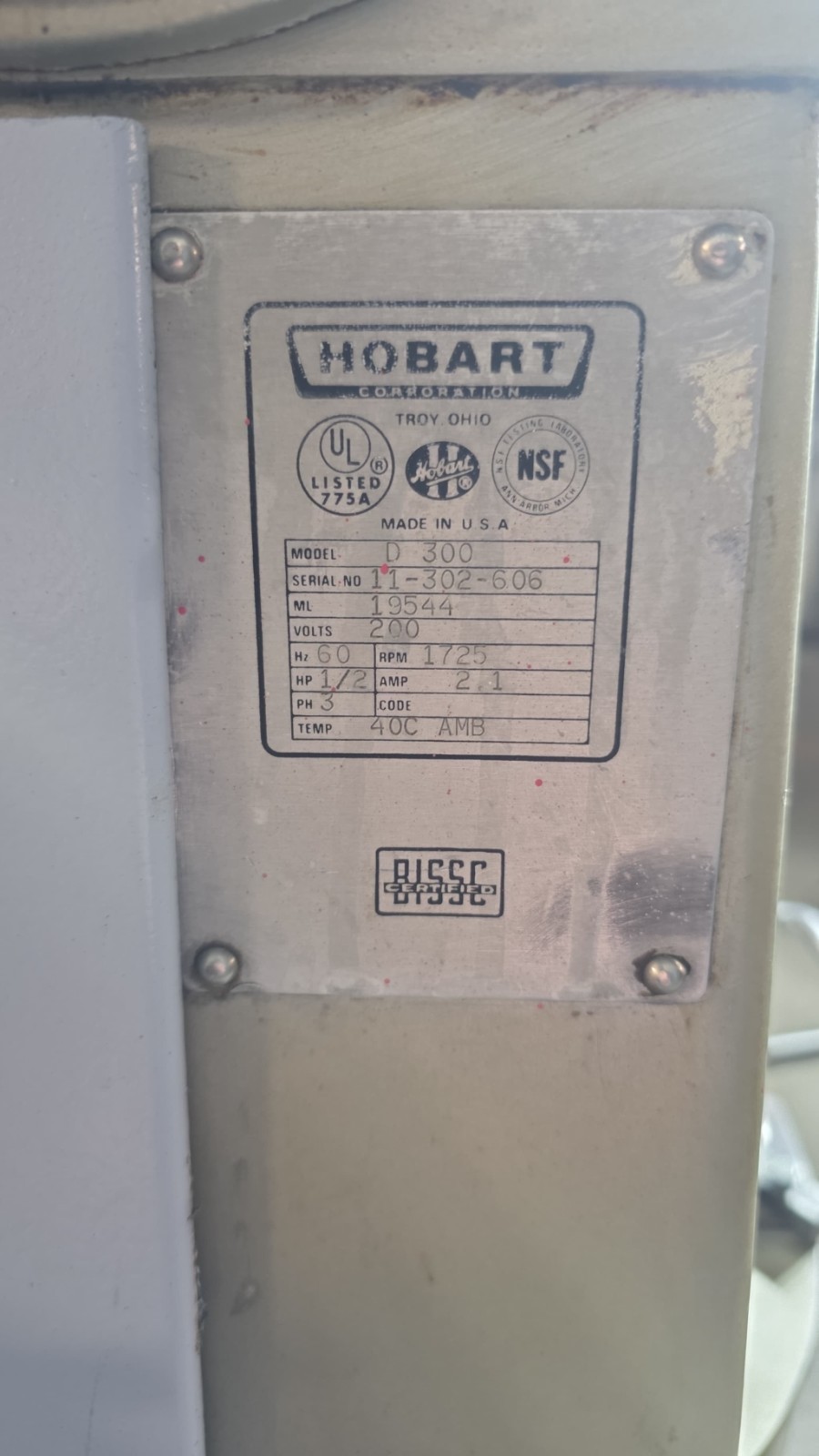 Refurbished Hobart 30 Quart Mixer D300, Used Great Condition WATCH VID!