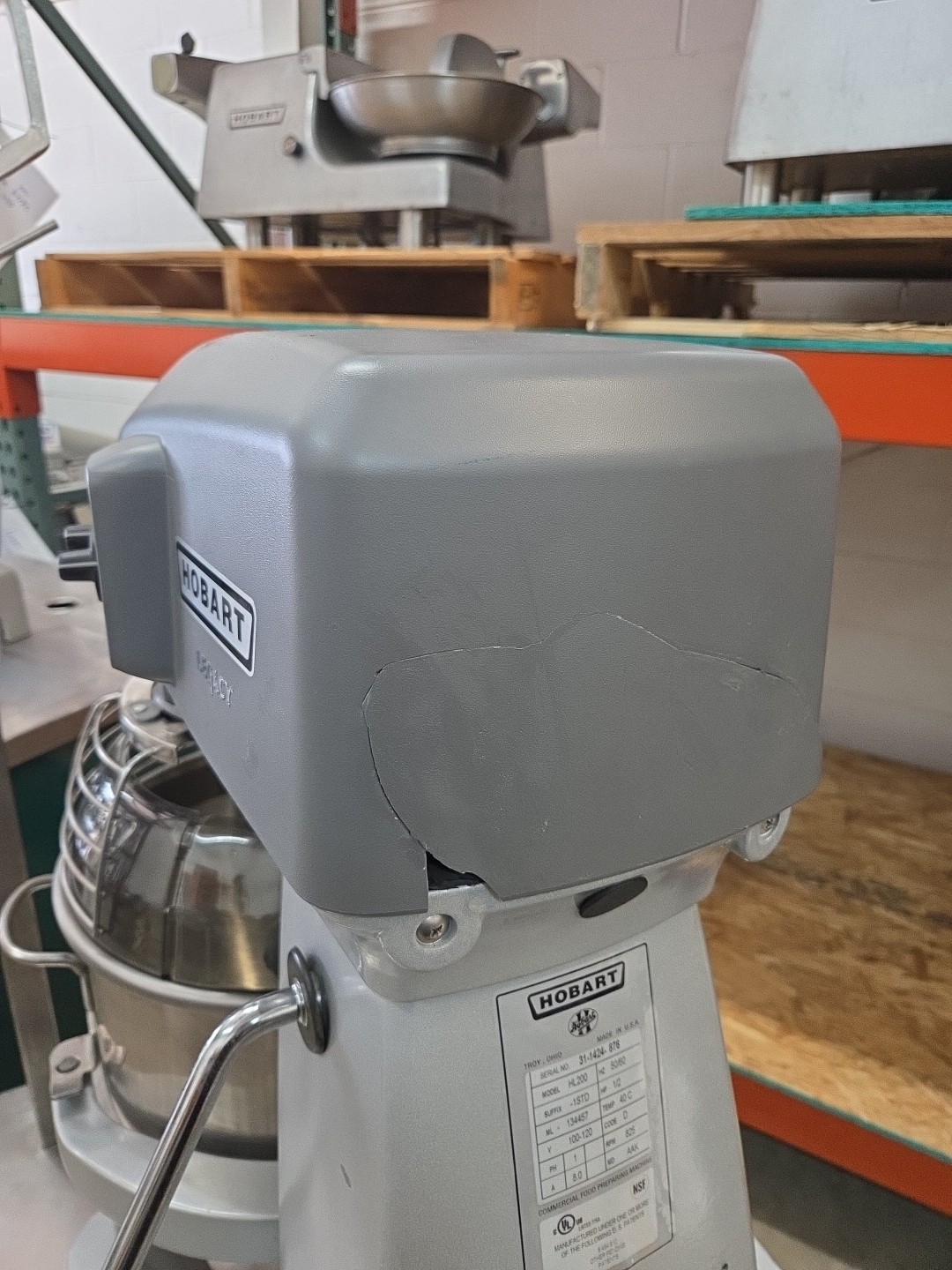 HOBART Mixer HL200 20 Quart With NEW HOOK/BOWL – 1/2 HP – Watch Running Video!