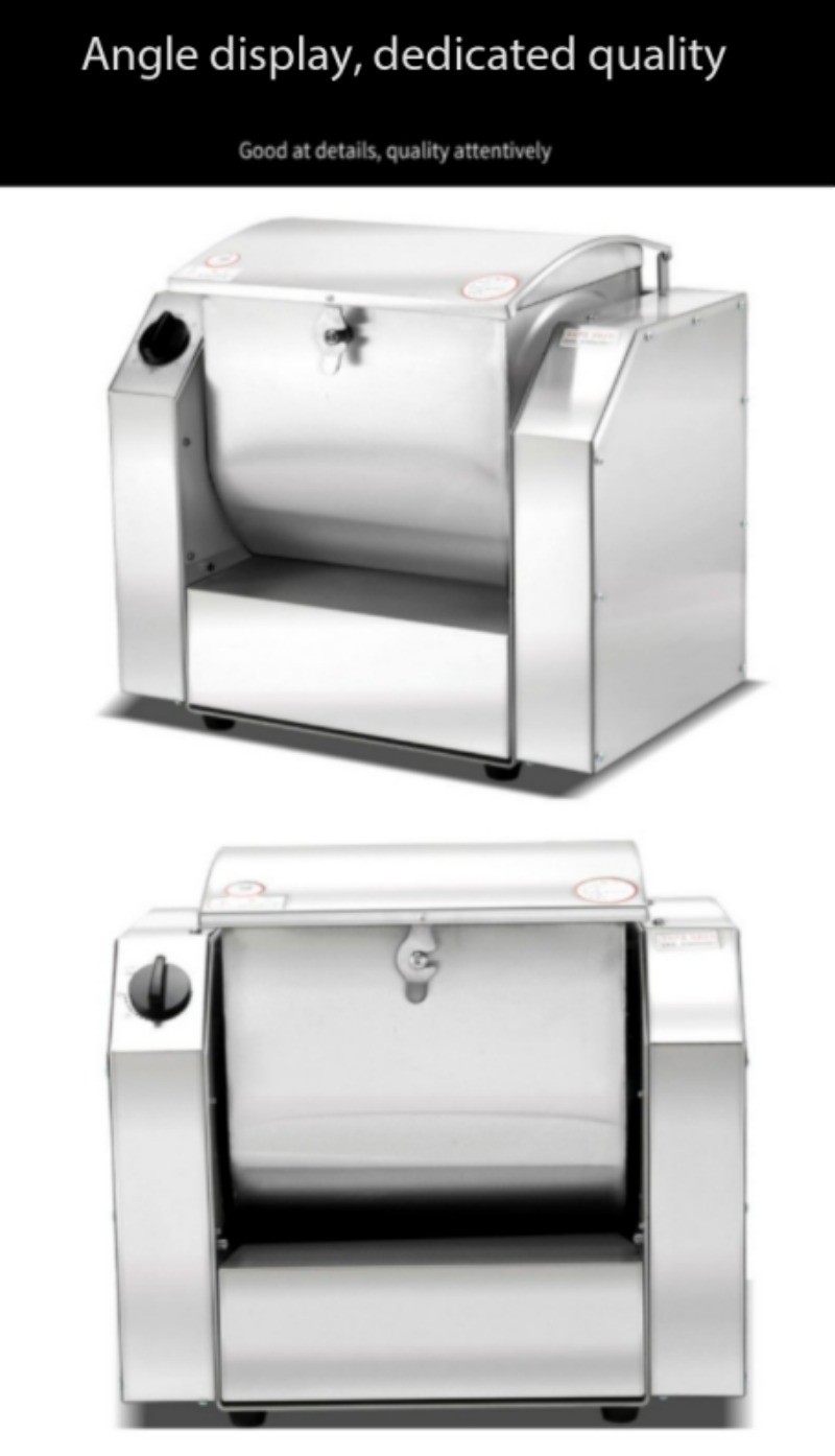 Automatic Kneading Machine Large Horizontal Stainless Steel Flour Mixer