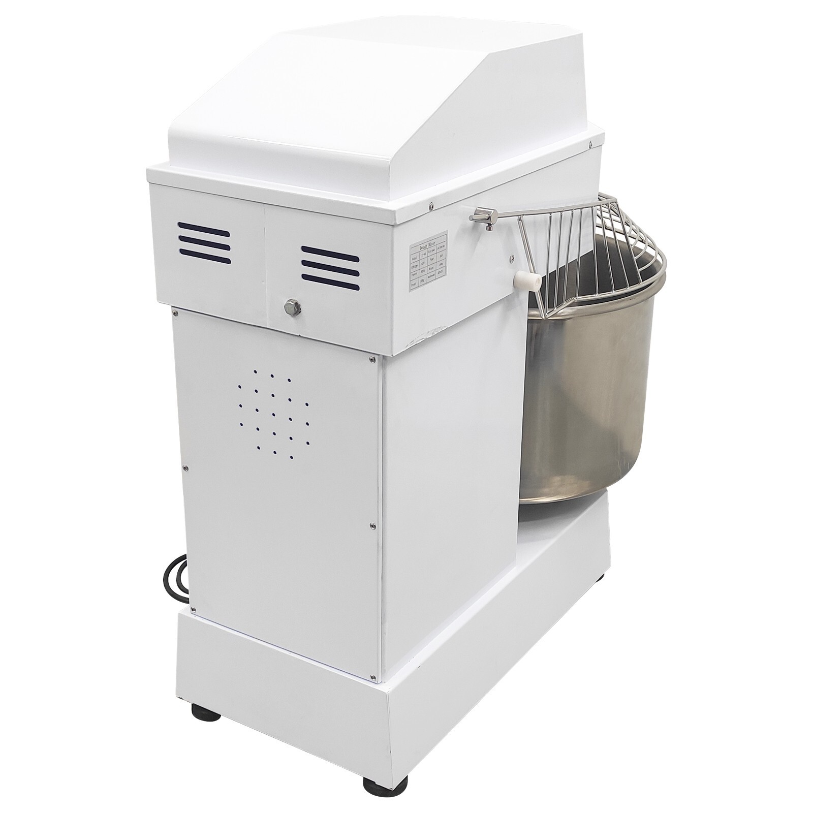 220V 60L Double-Acting Double-Speed Dough Mixer Commercial Spiral Dough Mixer