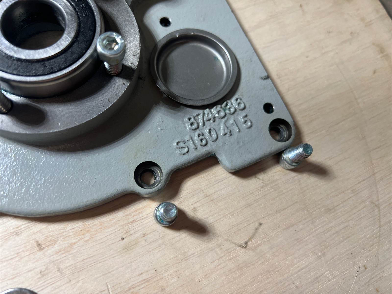 Genuine Hobart HL200 20qt Mixer Transmission & Bearing Cover Assembly